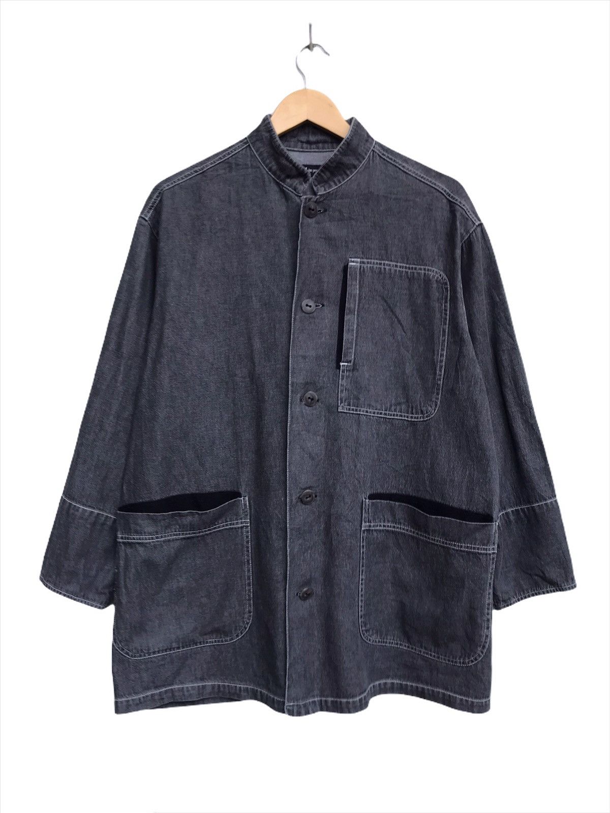 Issey Miyake IM Product by Issey Miyake Oversize Loose Denim Jacket Size US M / EU 48-50 / 2 - 1 Thumbnail