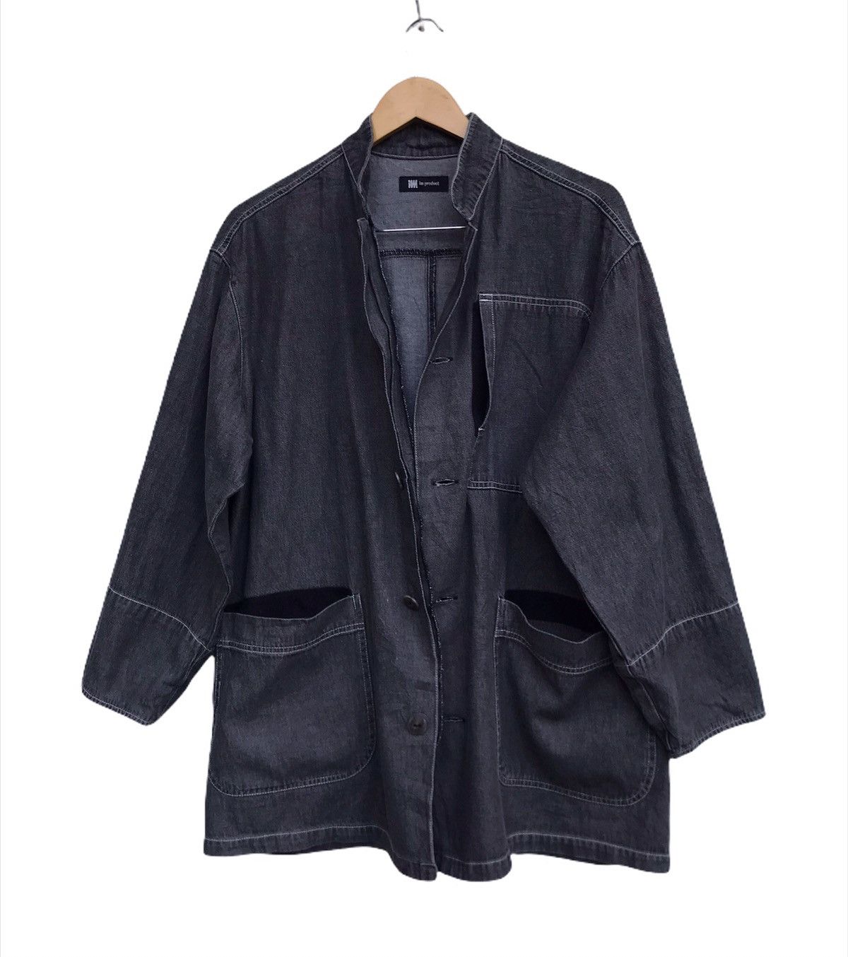 Issey Miyake IM Product by Issey Miyake Oversize Loose Denim Jacket Size US M / EU 48-50 / 2 - 5 Thumbnail