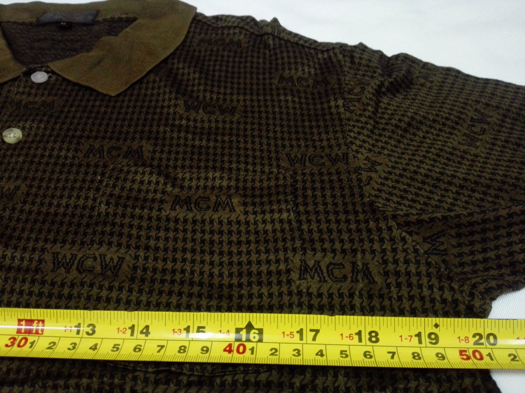 MCM MODE CREATION MUNCHEN MCM All Over Printed Logo Tee Size US M / EU 48-50 / 2 - 7 Thumbnail