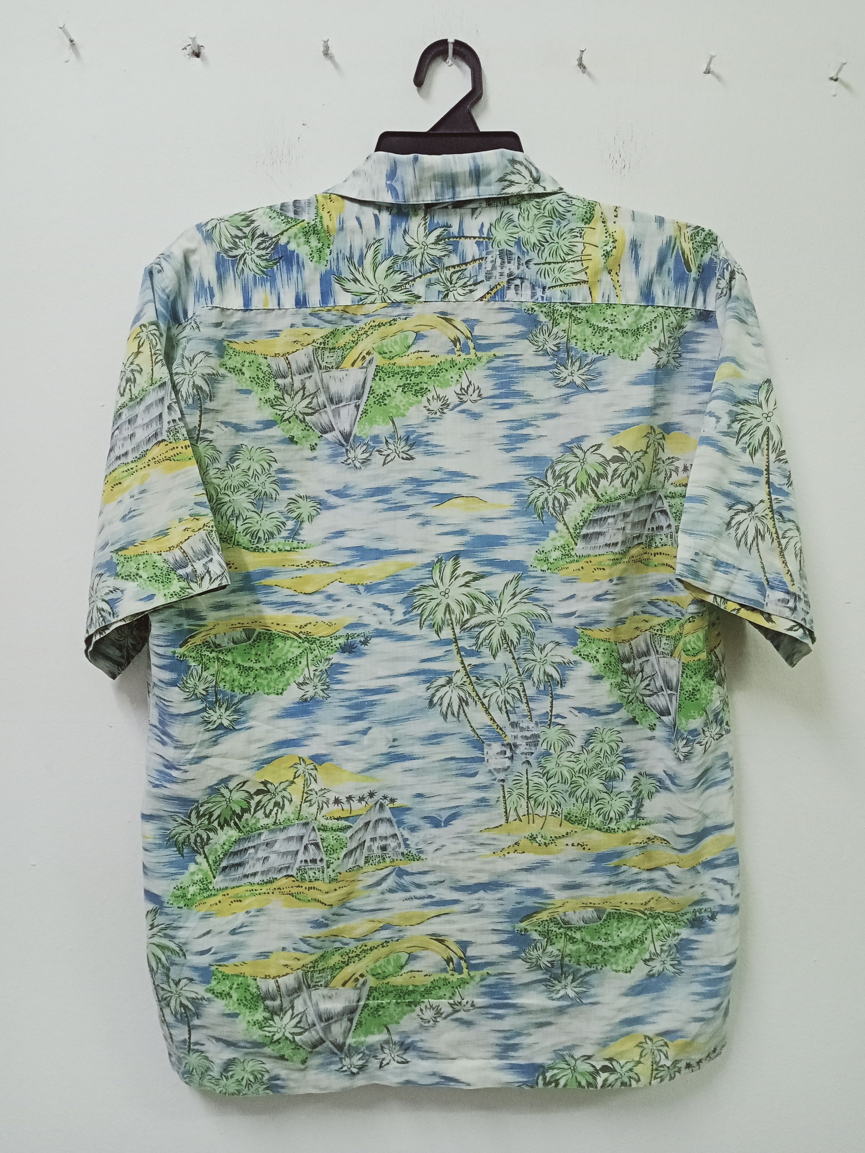 Japanese Brand Rouls Mou Island Pattern Hawaiian Shirt Size US M / EU 48-50 / 2 - 2 Thumbnail