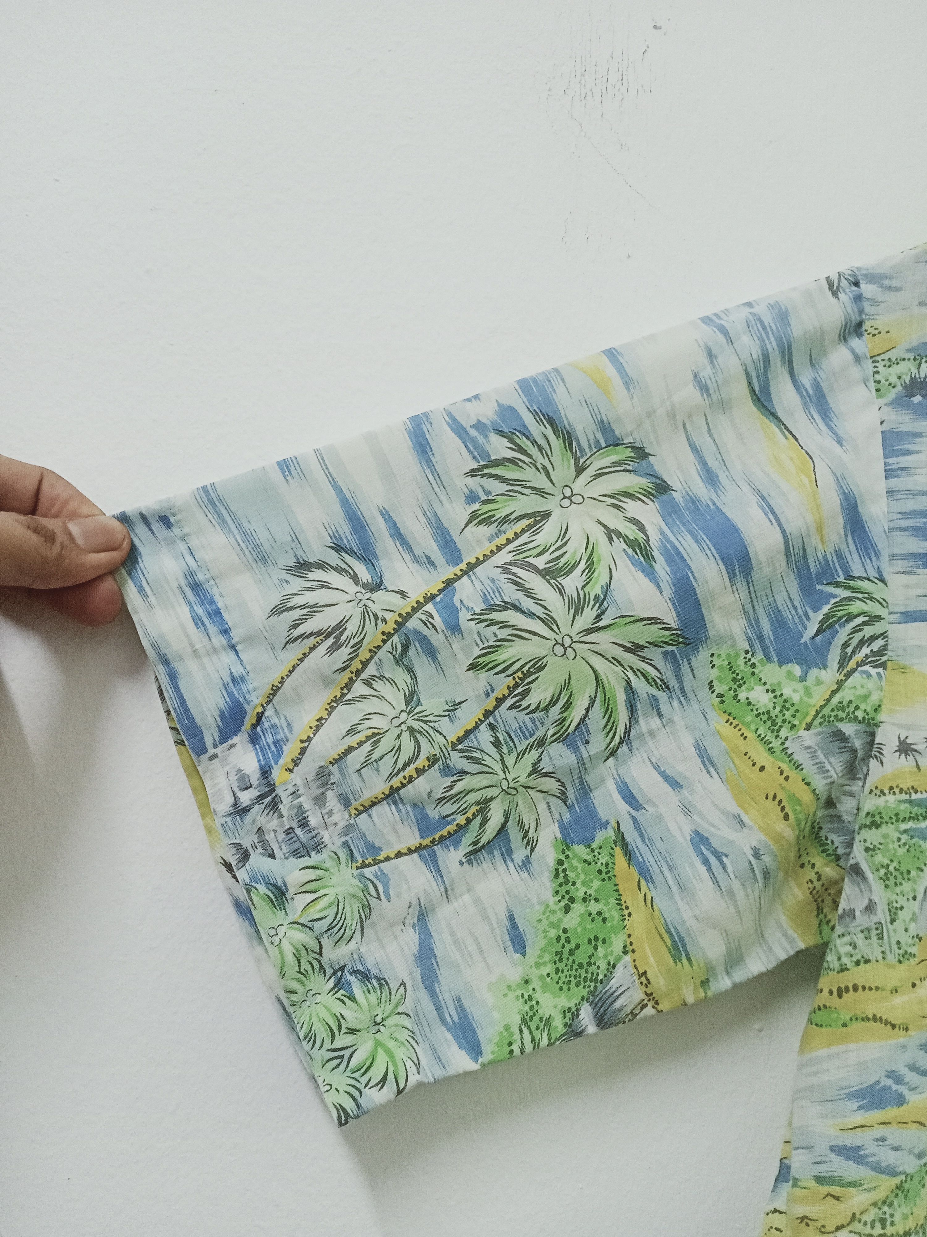 Japanese Brand Rouls Mou Island Pattern Hawaiian Shirt Size US M / EU 48-50 / 2 - 4 Thumbnail