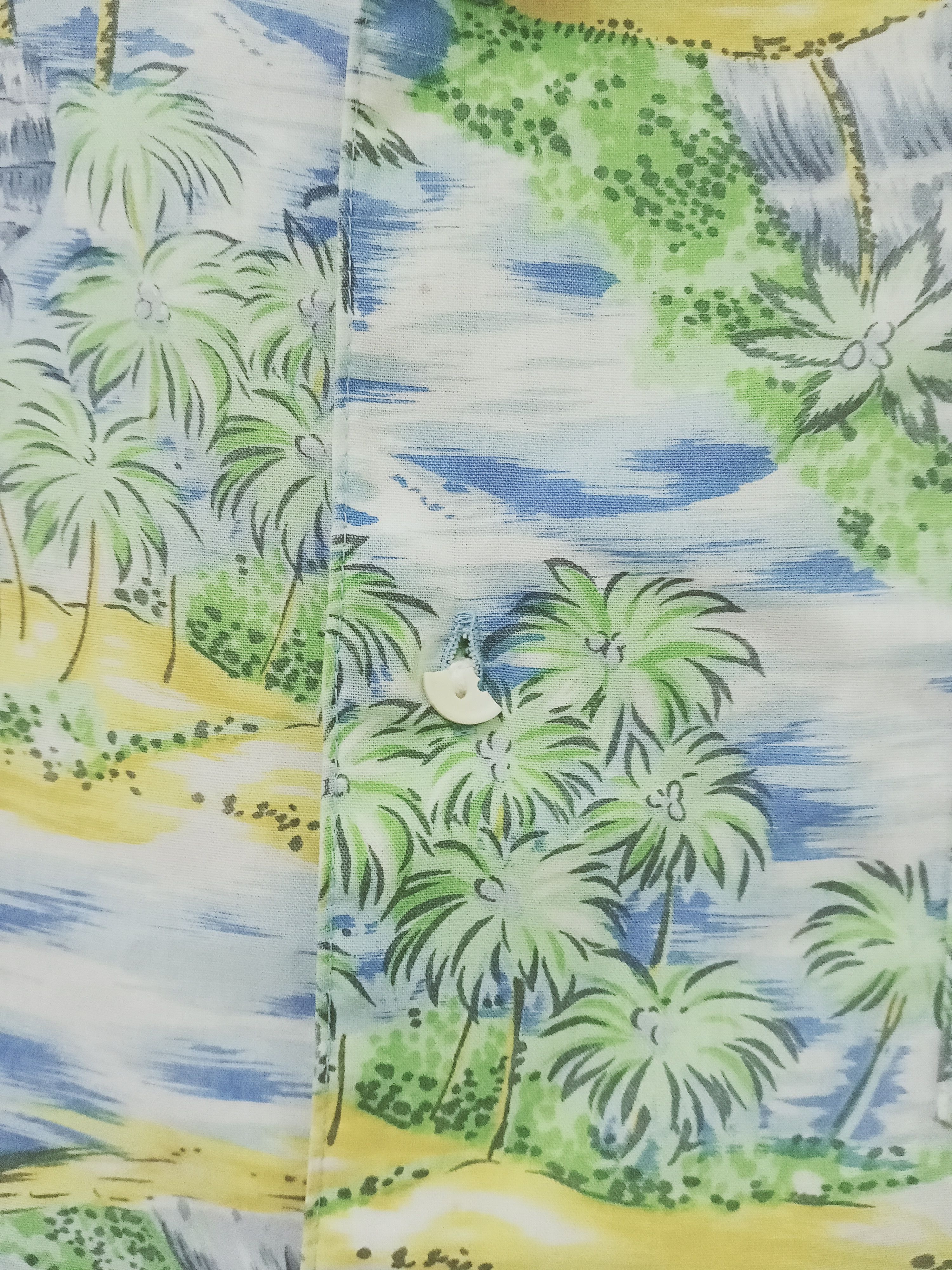 Japanese Brand Rouls Mou Island Pattern Hawaiian Shirt Size US M / EU 48-50 / 2 - 5 Thumbnail