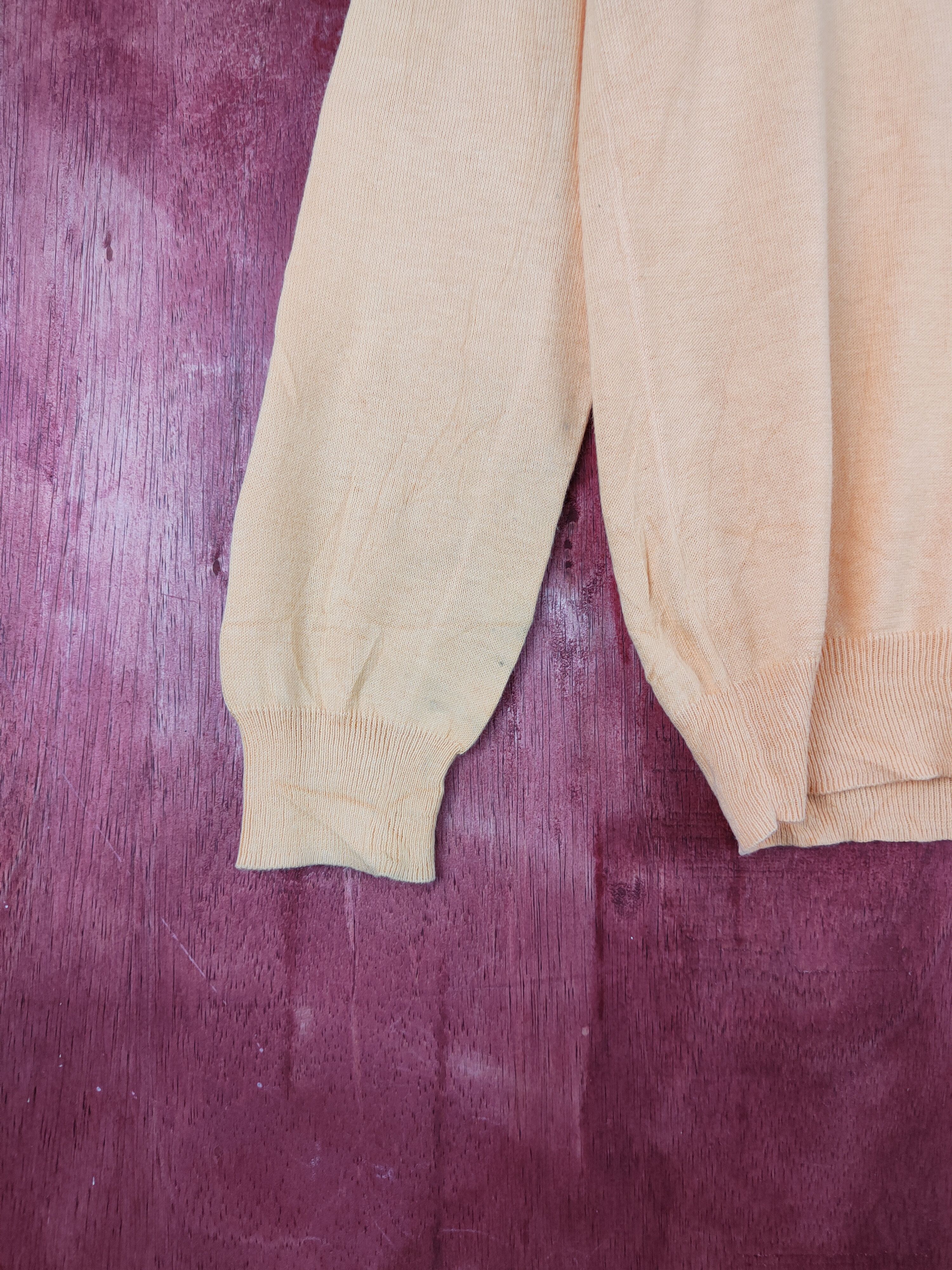 Japanese Brand × Uniqlo Uniqlo Orange Cardigan #S871 Size M / US 6-8 / IT 42-44 - 4 Thumbnail