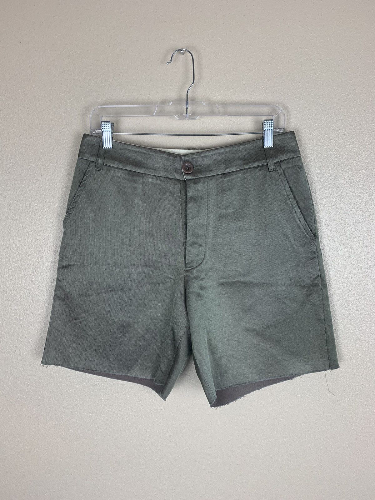 Rick Owens ARCHIVE SS05 “SCORPIO” Dust Silk Shorts Size US 30 / EU 46 - 1 Thumbnail