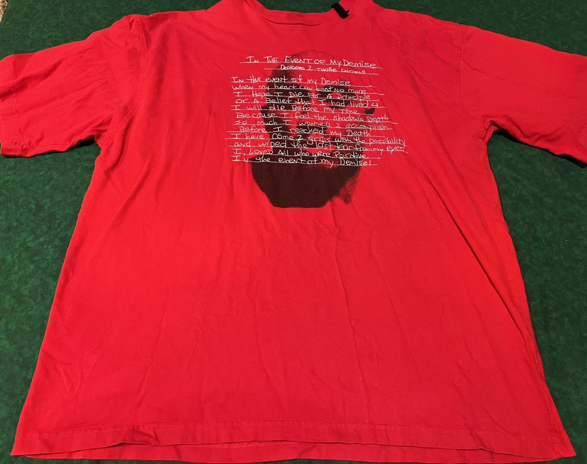 Rare Vintage 2000s Tupac Makaveli Letter Fully Embroidered.
