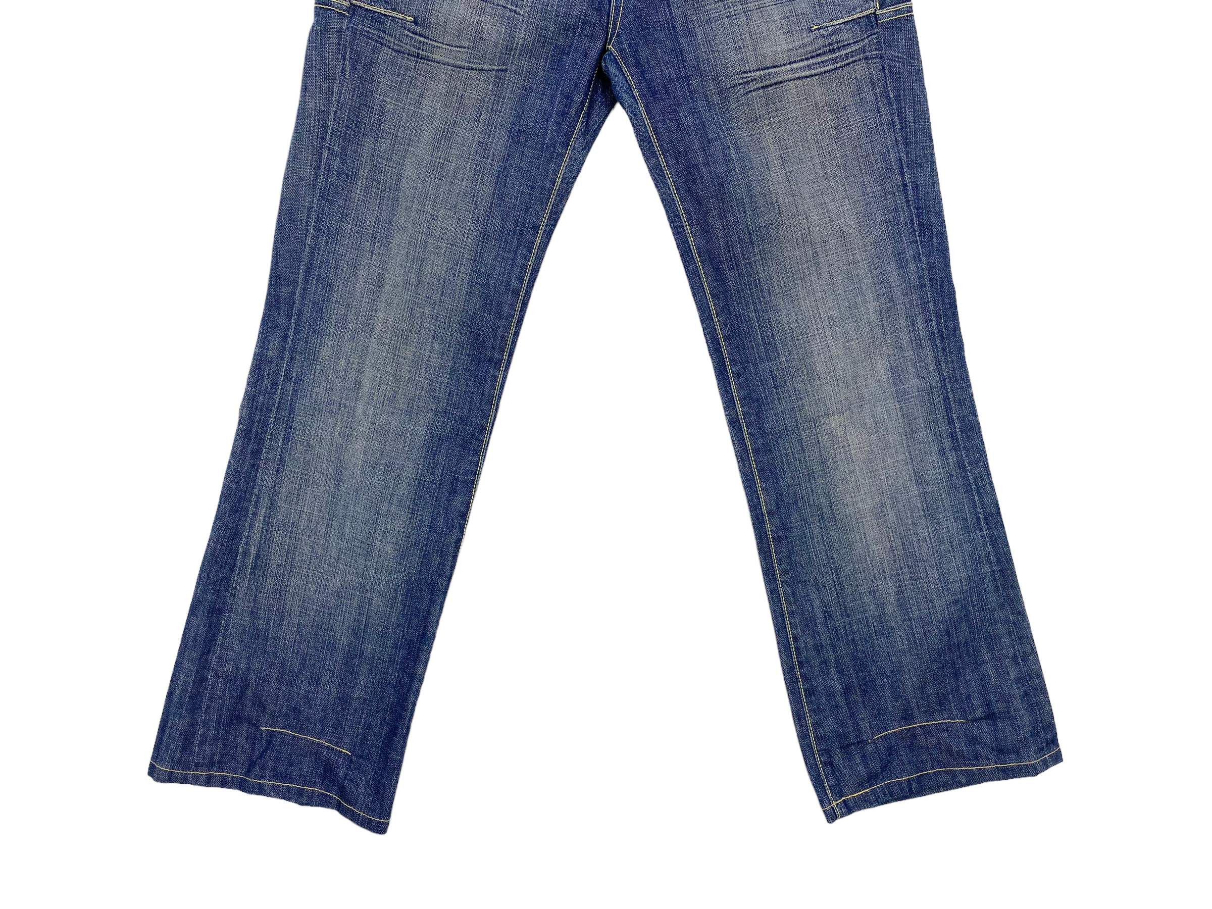 Japanese Brand Notify Jeans Dahlia Denim Flare Jeans Pants Made in Italy Size US 28 / EU 44 - 5 Thumbnail