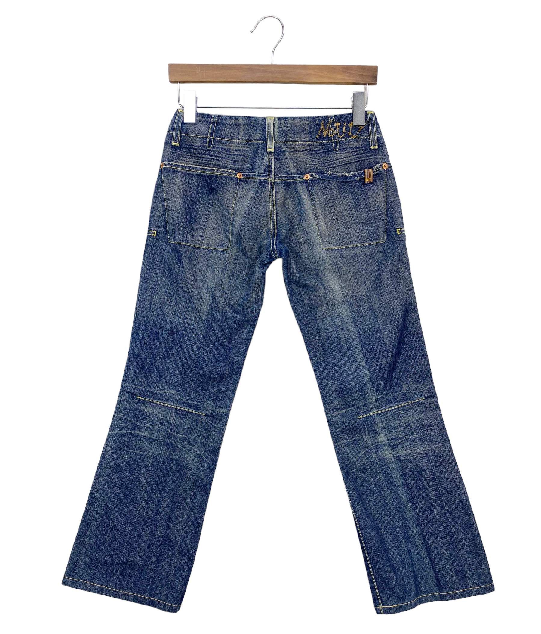 Japanese Brand Notify Jeans Dahlia Denim Flare Jeans Pants Made in Italy Size US 28 / EU 44 - 2 Thumbnail