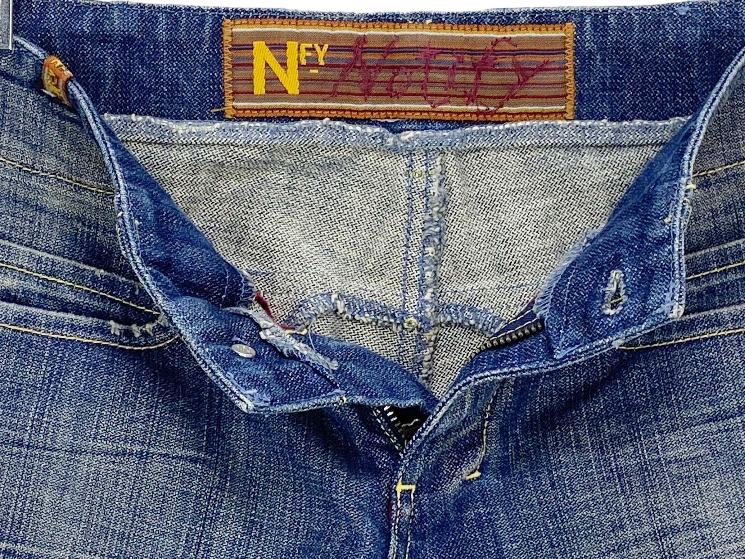 Japanese Brand Notify Jeans Dahlia Denim Flare Jeans Pants Made in Italy Size US 28 / EU 44 - 10 Thumbnail