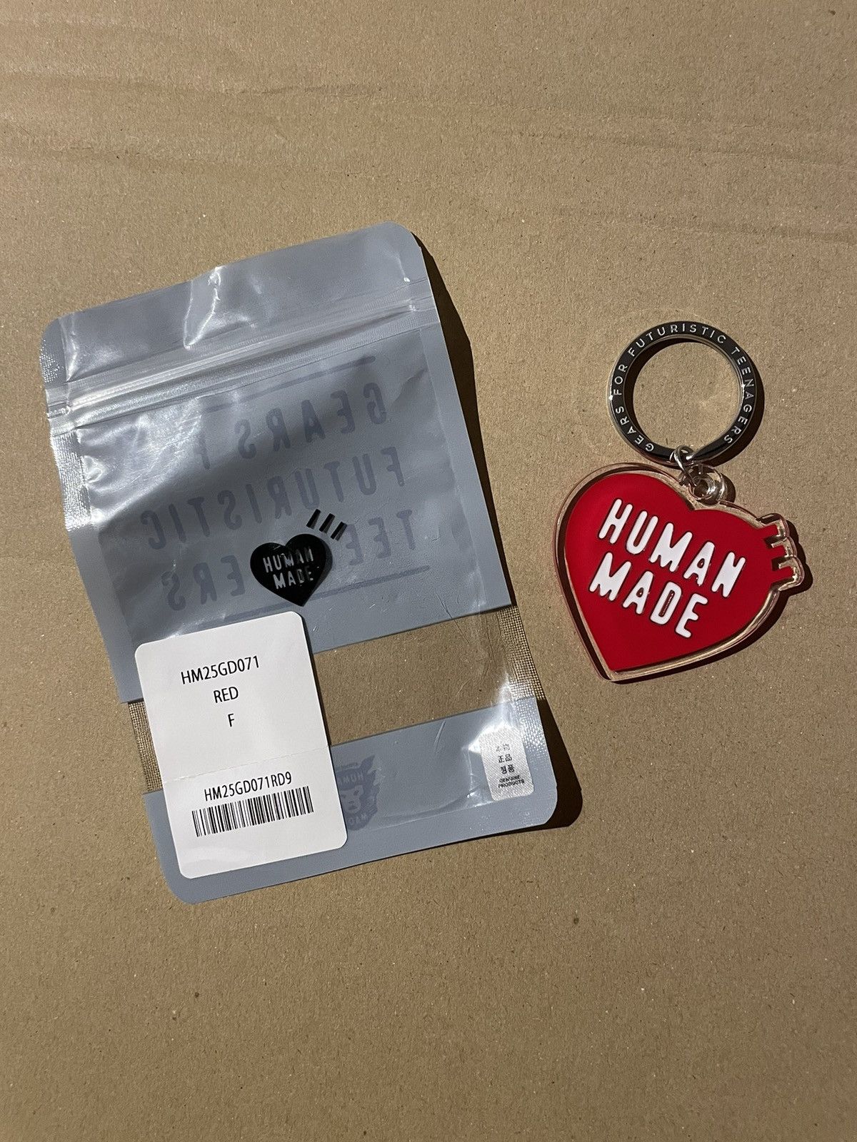 Human Made Human Made Heart Keyring Keychain Key holder Size ONE SIZE - 3 Thumbnail