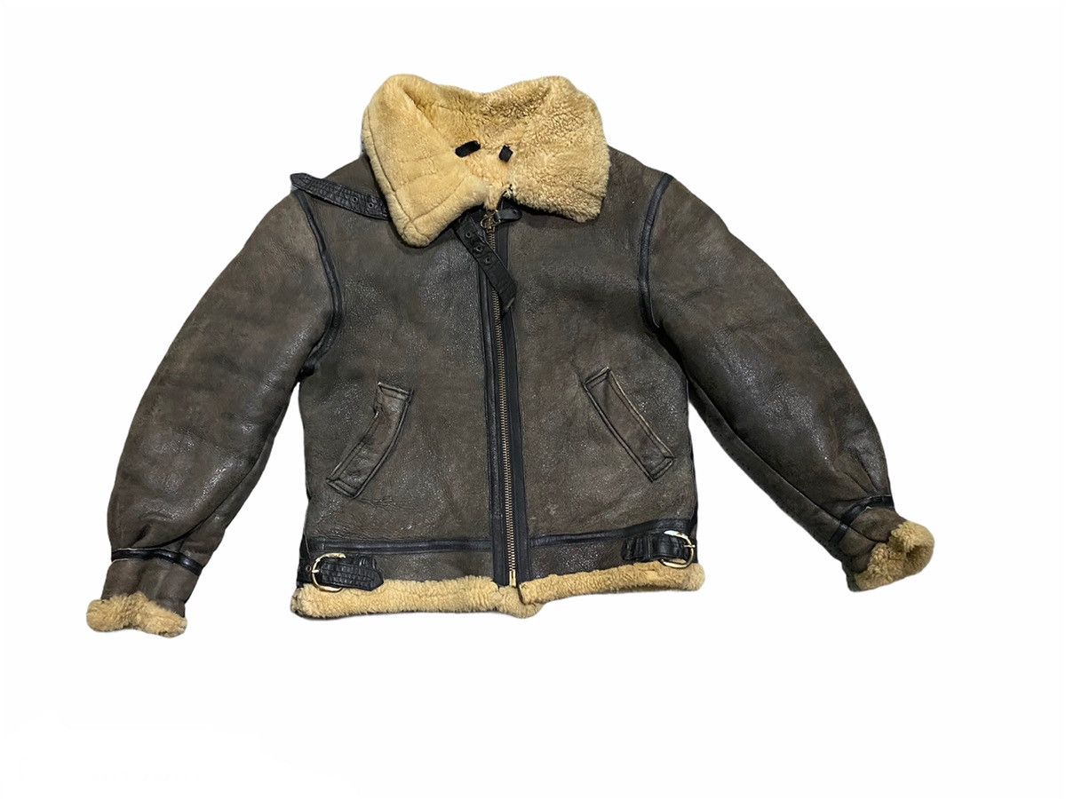 Other VINTAGE B3 JACKET SHEEPSKIN ORCHARD MOTORCYCLE AVIREX Size US M / EU 48-50 / 2 - 1 Thumbnail