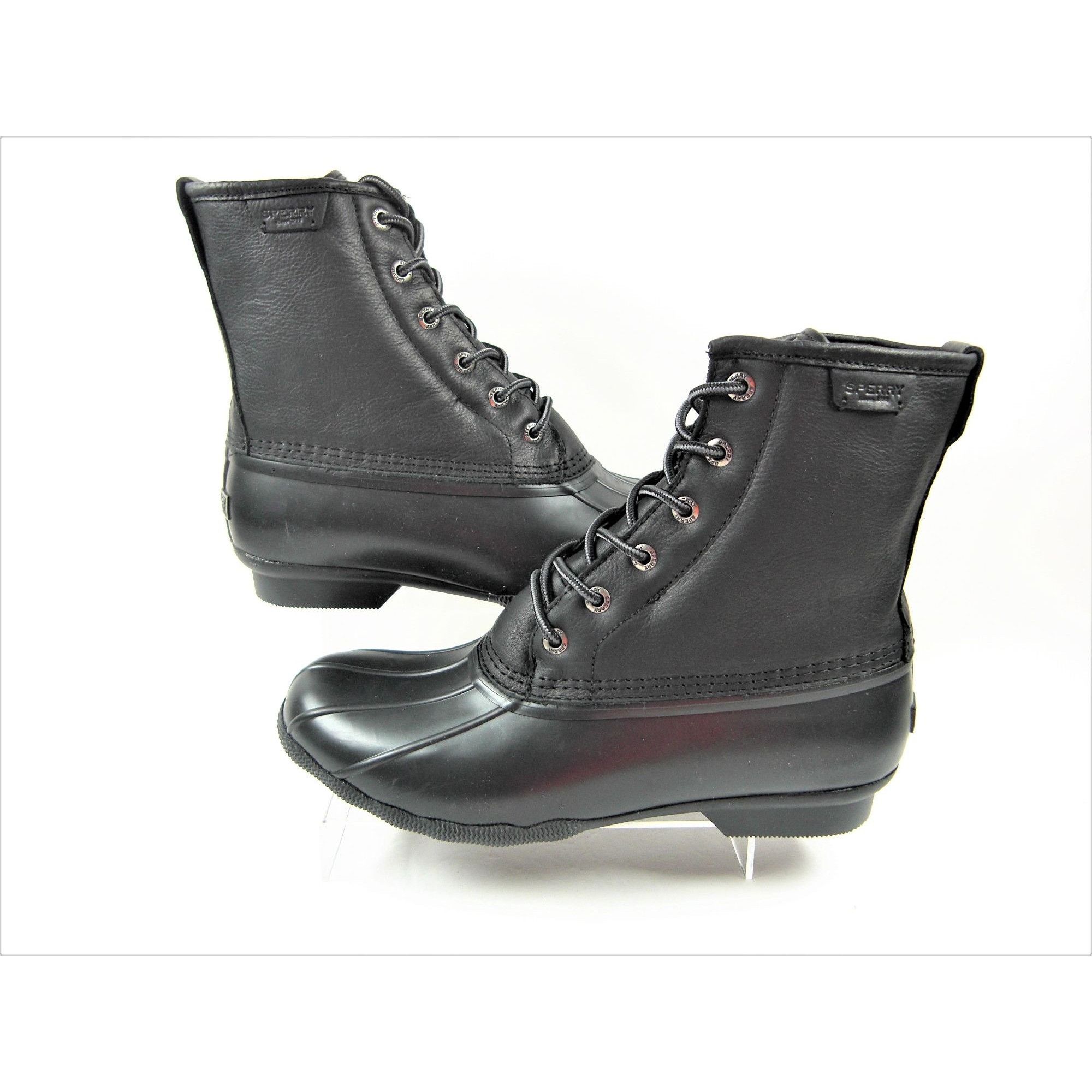 Sperry Saltwater Duck Sperry Boots Black Womens Sperry Top-Sider