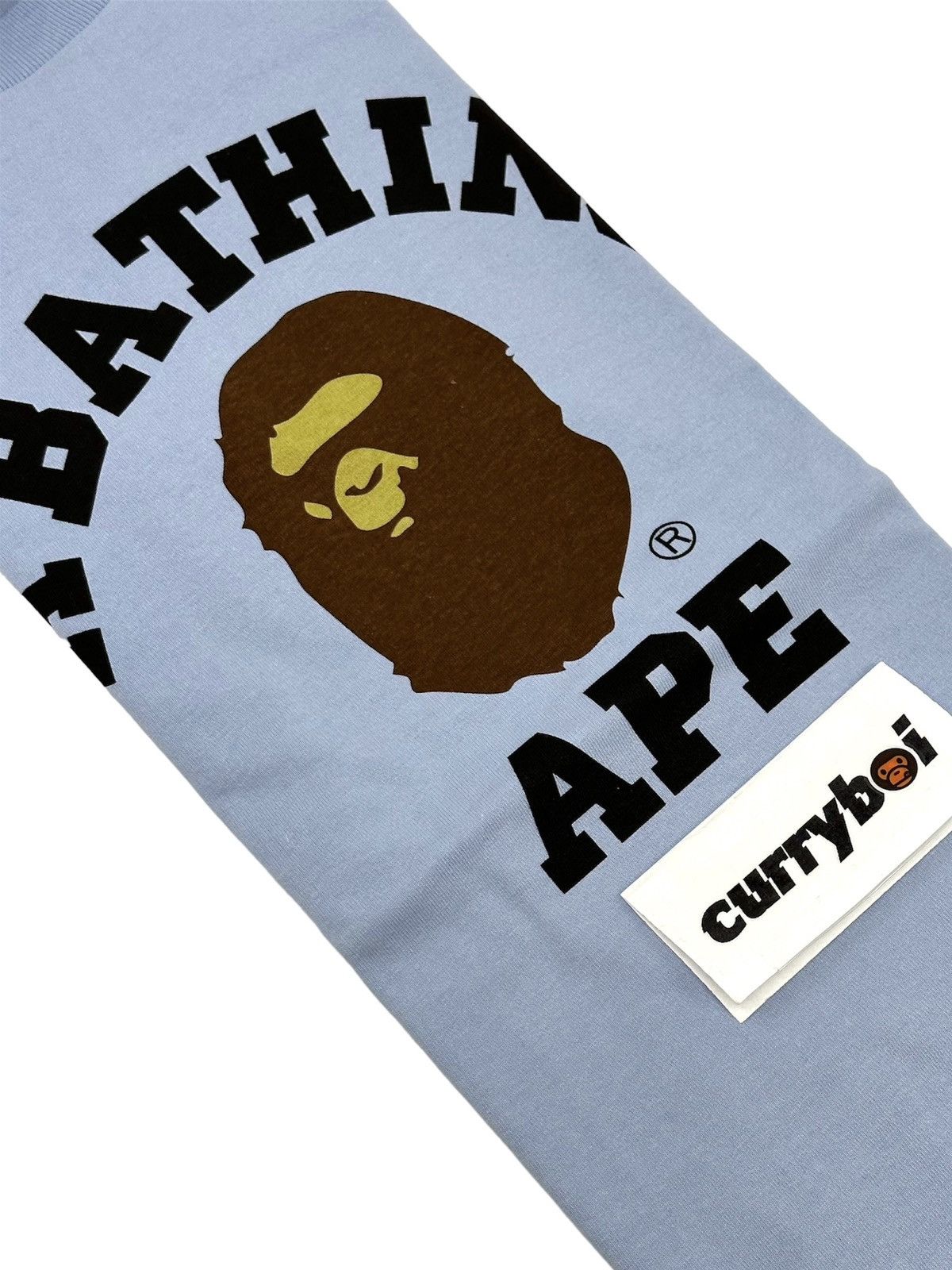 Bape BAPE Pigment College Tee Sax Size US L / EU 52-54 / 3 - 4 Thumbnail