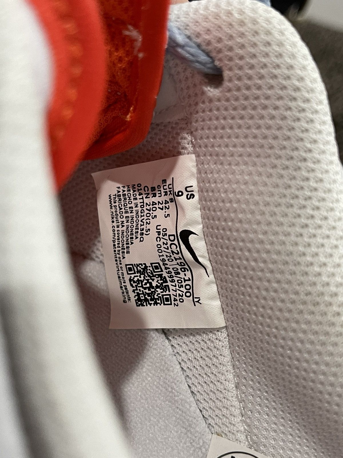 Nike Nike Air Force 1 Low White / Yellow Kindness Day 2020 Size US 9 / EU 42 - 8 Thumbnail