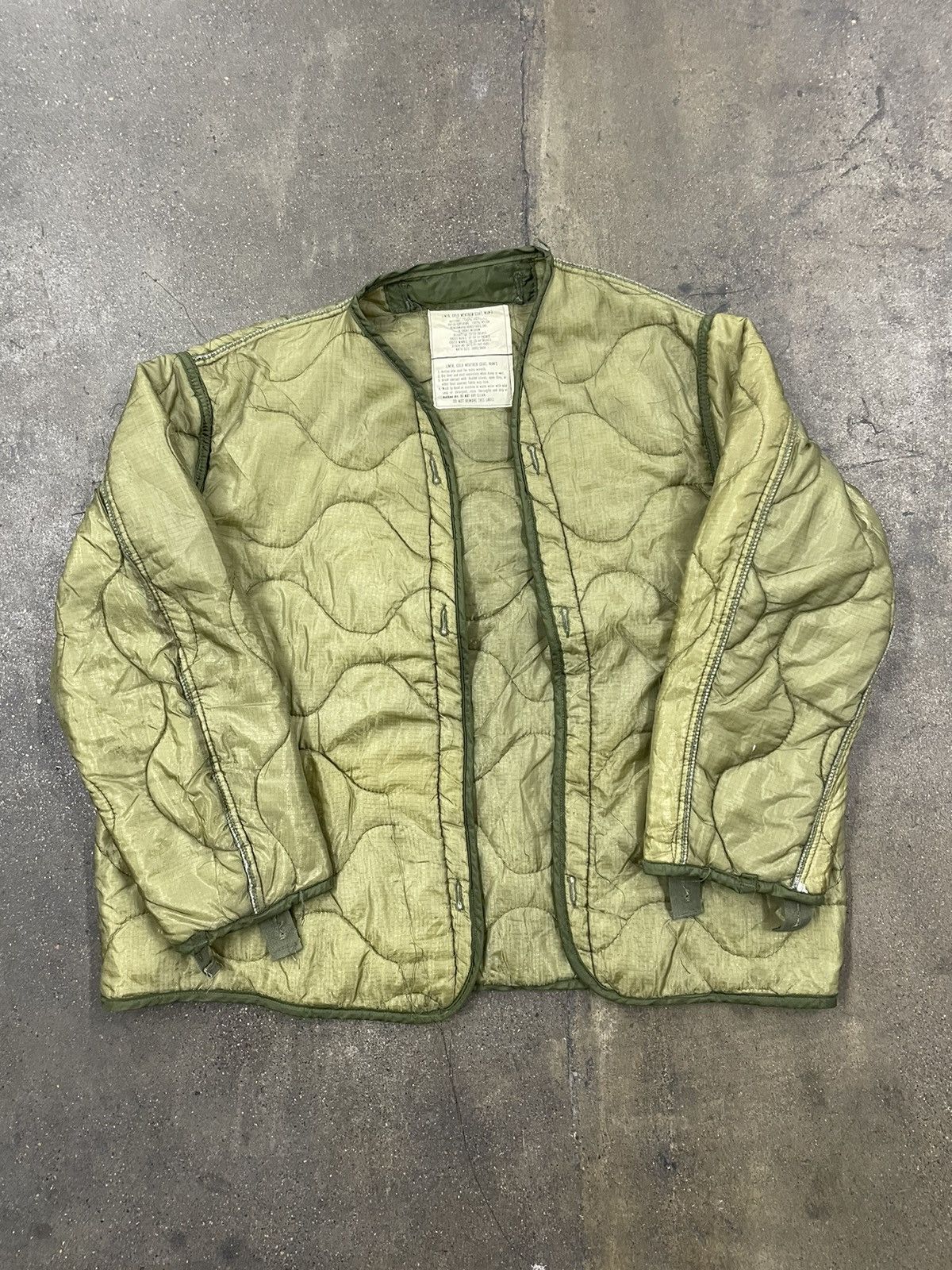 Vintage Vintage Medium OG 107 Padded Army Liner Jacket Grailed