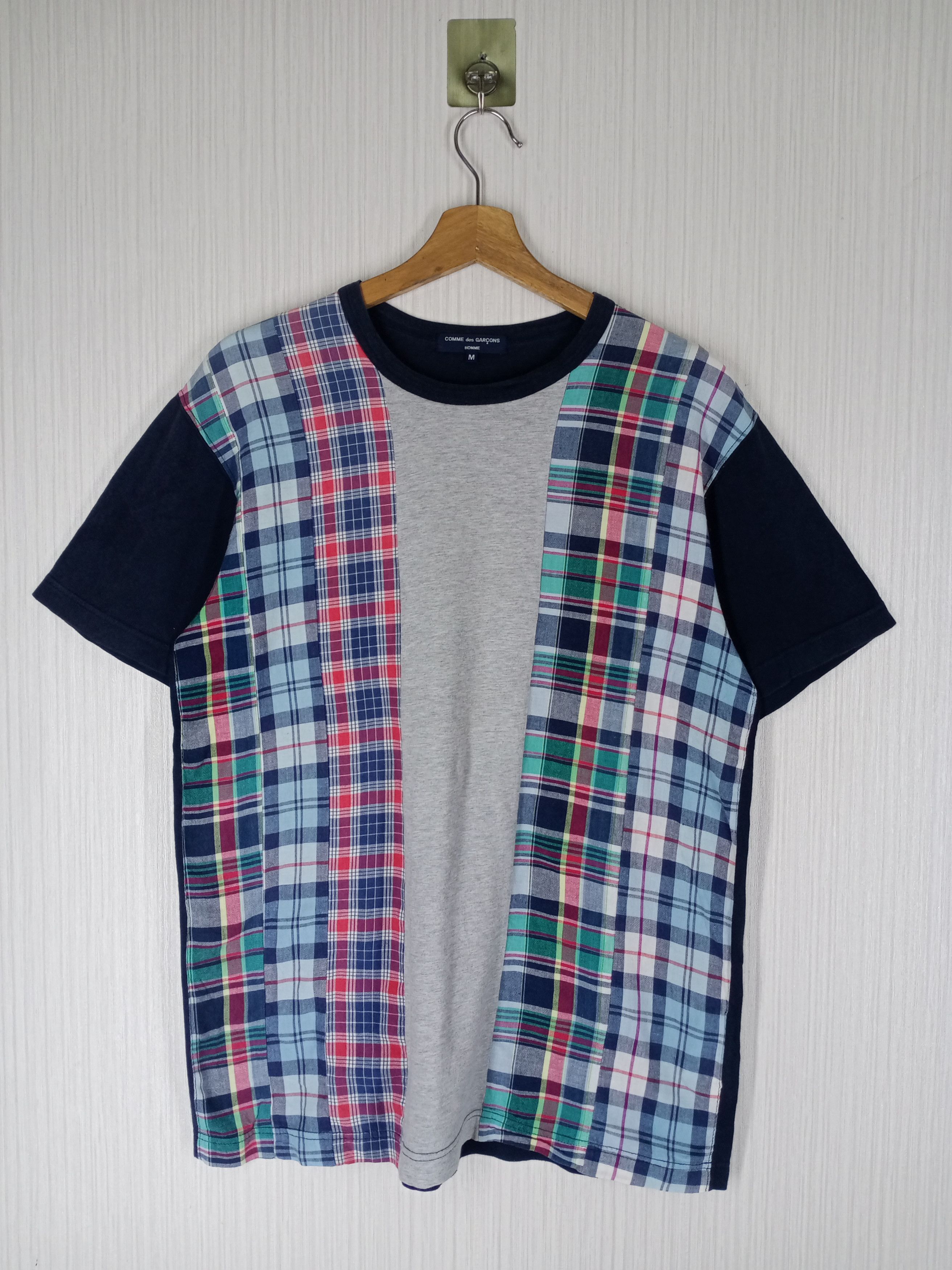 Rare Comme Des Garcons Homme Vintage Patchwork Tee