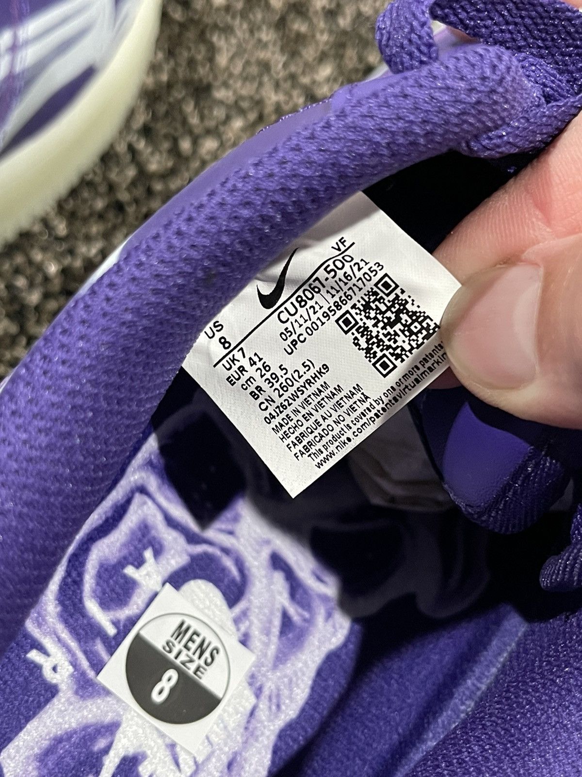 Nike Nike Air Force 1 Low 07 QS Skeleton Halloween Purple 2021 Size US 8 / EU 41 - 9 Thumbnail