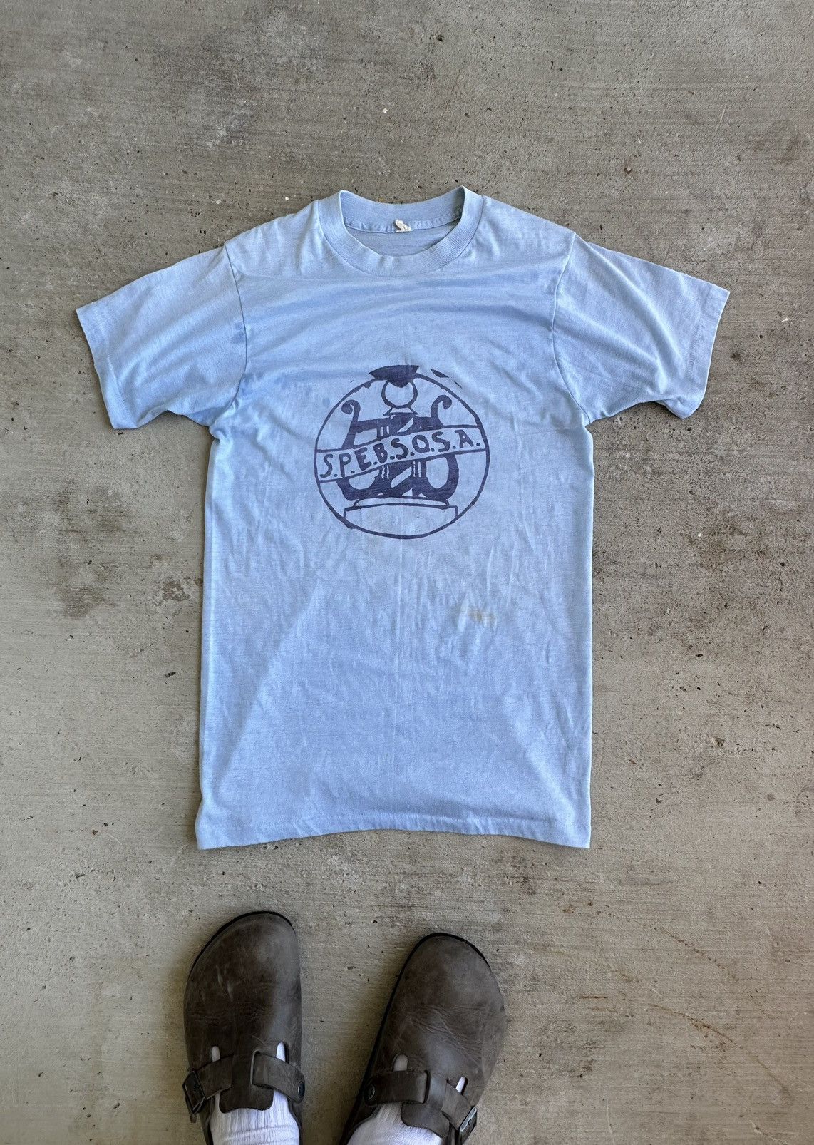 Vintage Vintage Single Stitch 70s Spebsqsa Tshirt Size US S / EU 44-46 / 1 - 1 Thumbnail