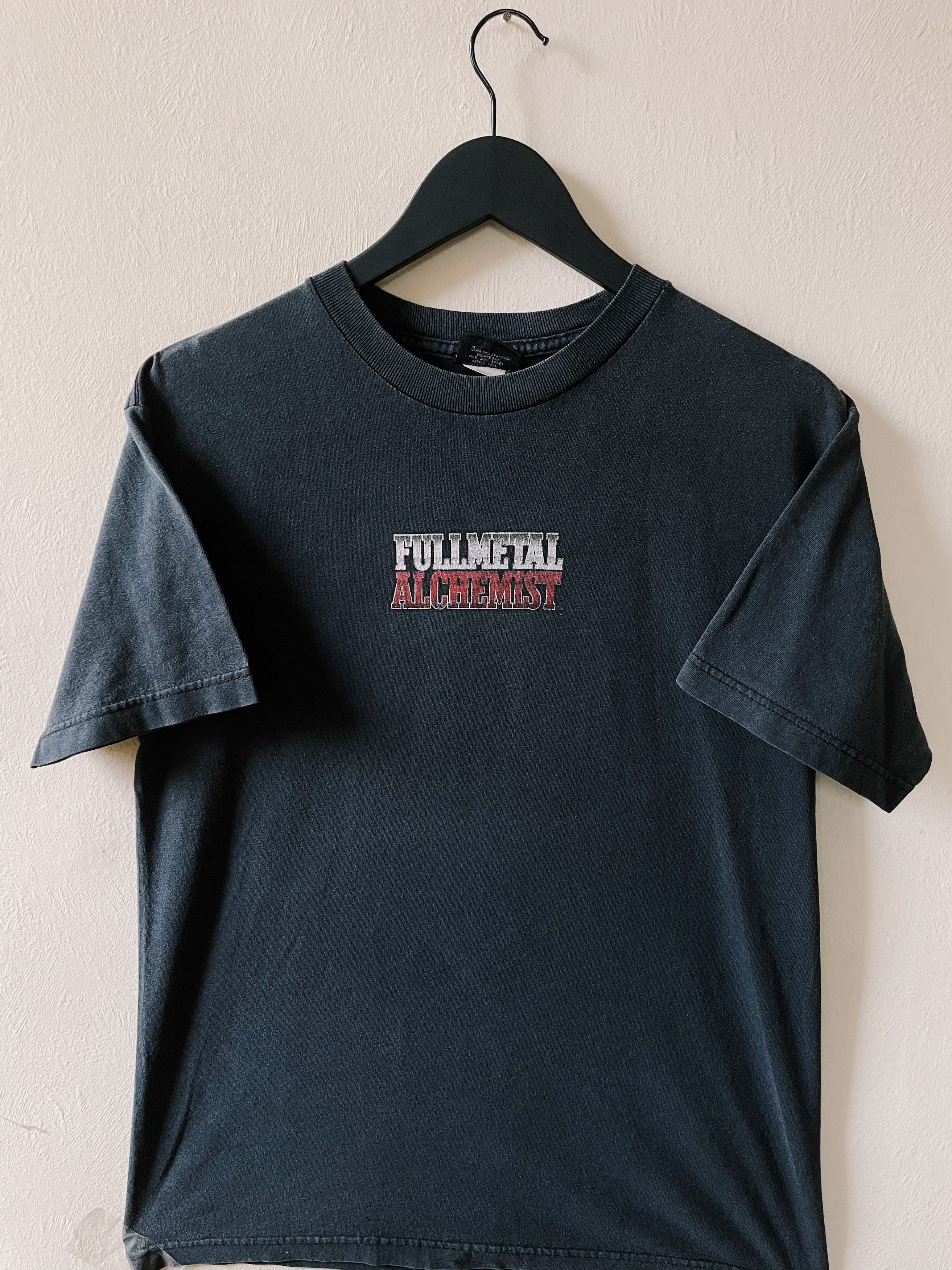 Anime Vintage Y2K 2005 FMA Full Metal Alchemist FMA T-shirt Black Size US M / EU 48-50 / 2 - 2 Thumbnail