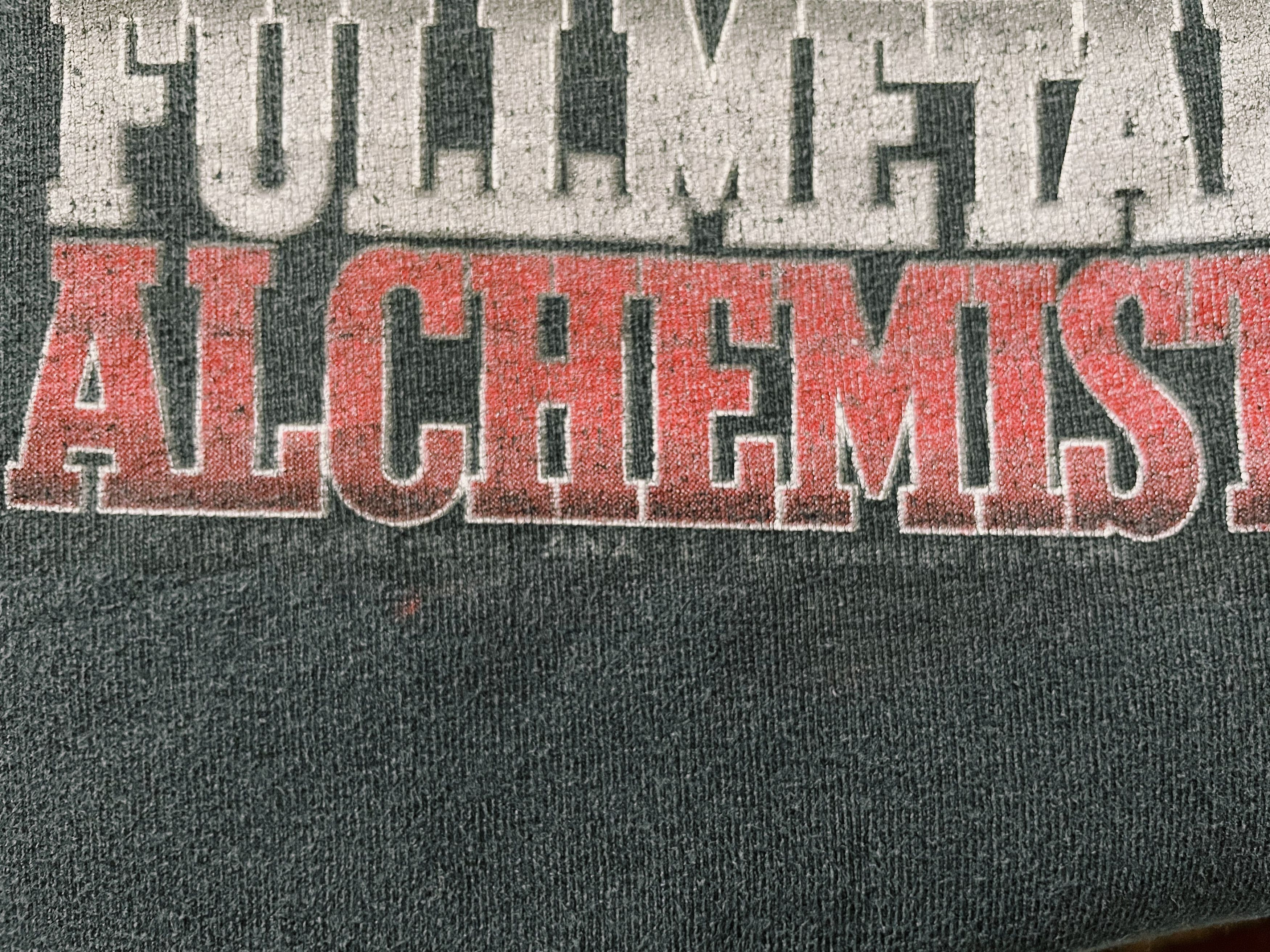 Anime Vintage Y2K 2005 FMA Full Metal Alchemist FMA T-shirt Black Size US M / EU 48-50 / 2 - 4 Thumbnail