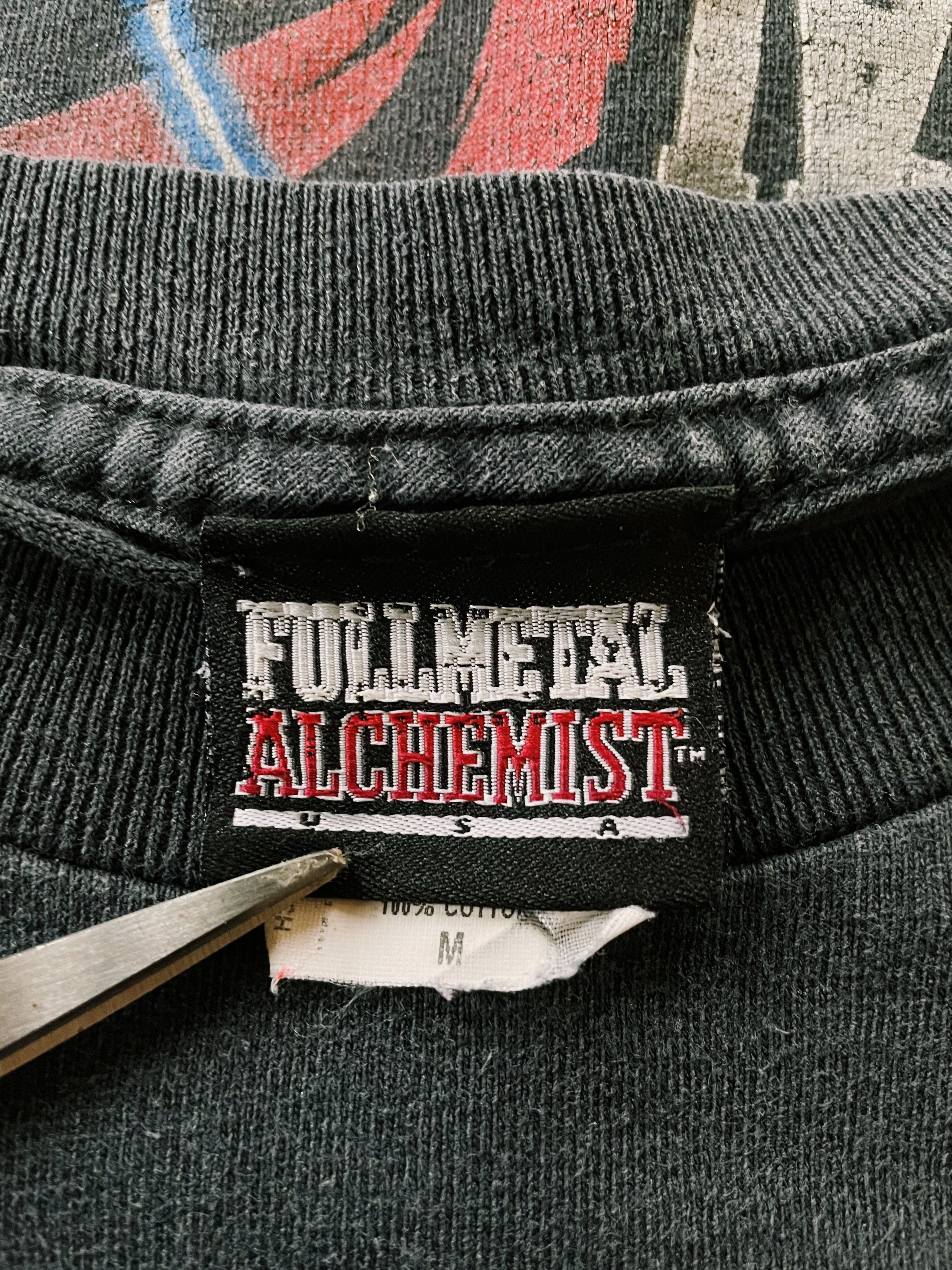 Anime Vintage Y2K 2005 FMA Full Metal Alchemist FMA T-shirt Black Size US M / EU 48-50 / 2 - 6 Thumbnail