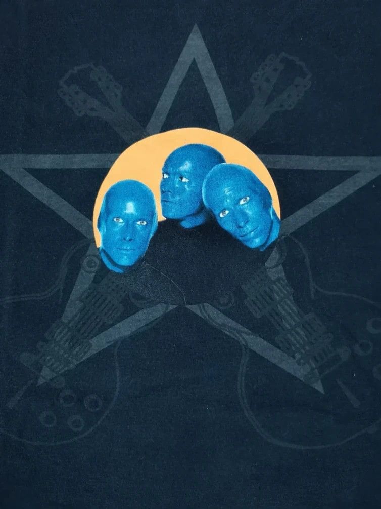 Band Tees Vintage Blue Man Group Megastar World Tour Tee Size US L / EU 52-54 / 3 - 1 Thumbnail