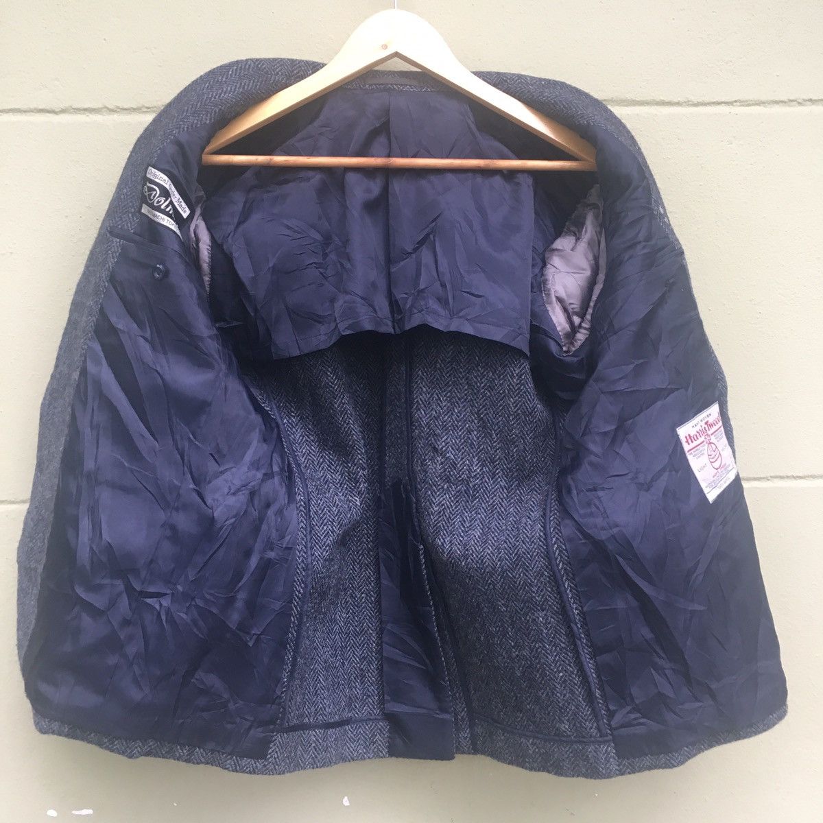 Designer × Harris Tweed Sun Faded HARRIS TWEED Wool Blazer Coat Size US M / EU 48-50 / 2 - 3 Thumbnail