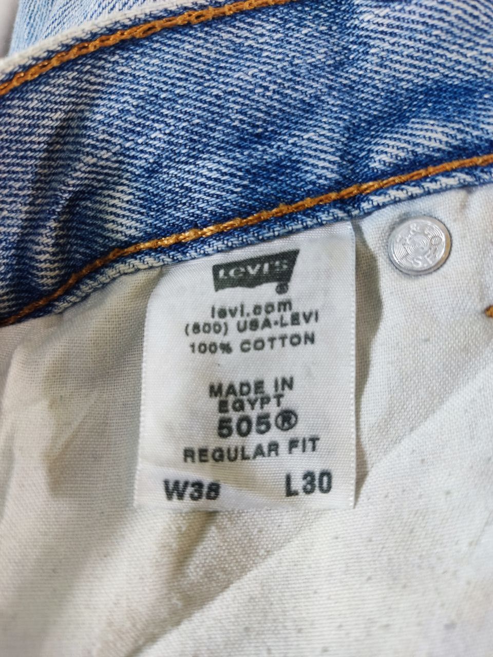 Levi's vintage levis 505 regular fit denim Size US 38 / EU 54 - 7 Thumbnail