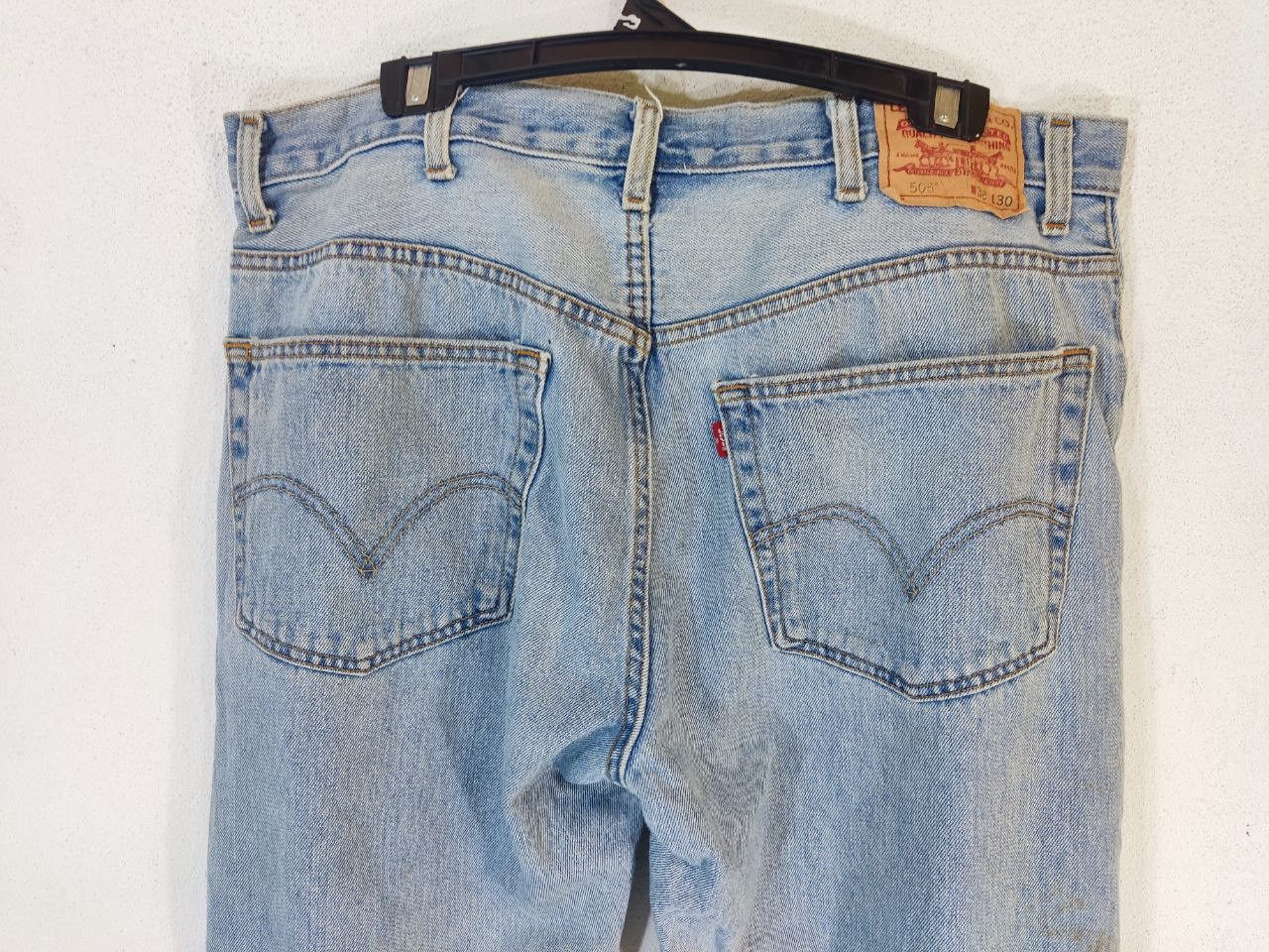 Levi's vintage levis 505 regular fit denim Size US 38 / EU 54 - 11 Thumbnail