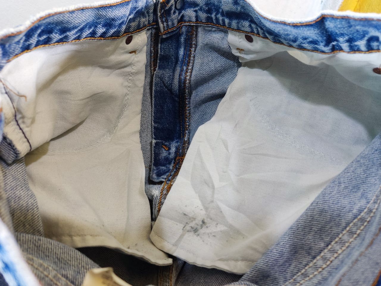 Levi's vintage levis 505 regular fit straight leg distressed denim Size US 34 / EU 50 - 4 Thumbnail