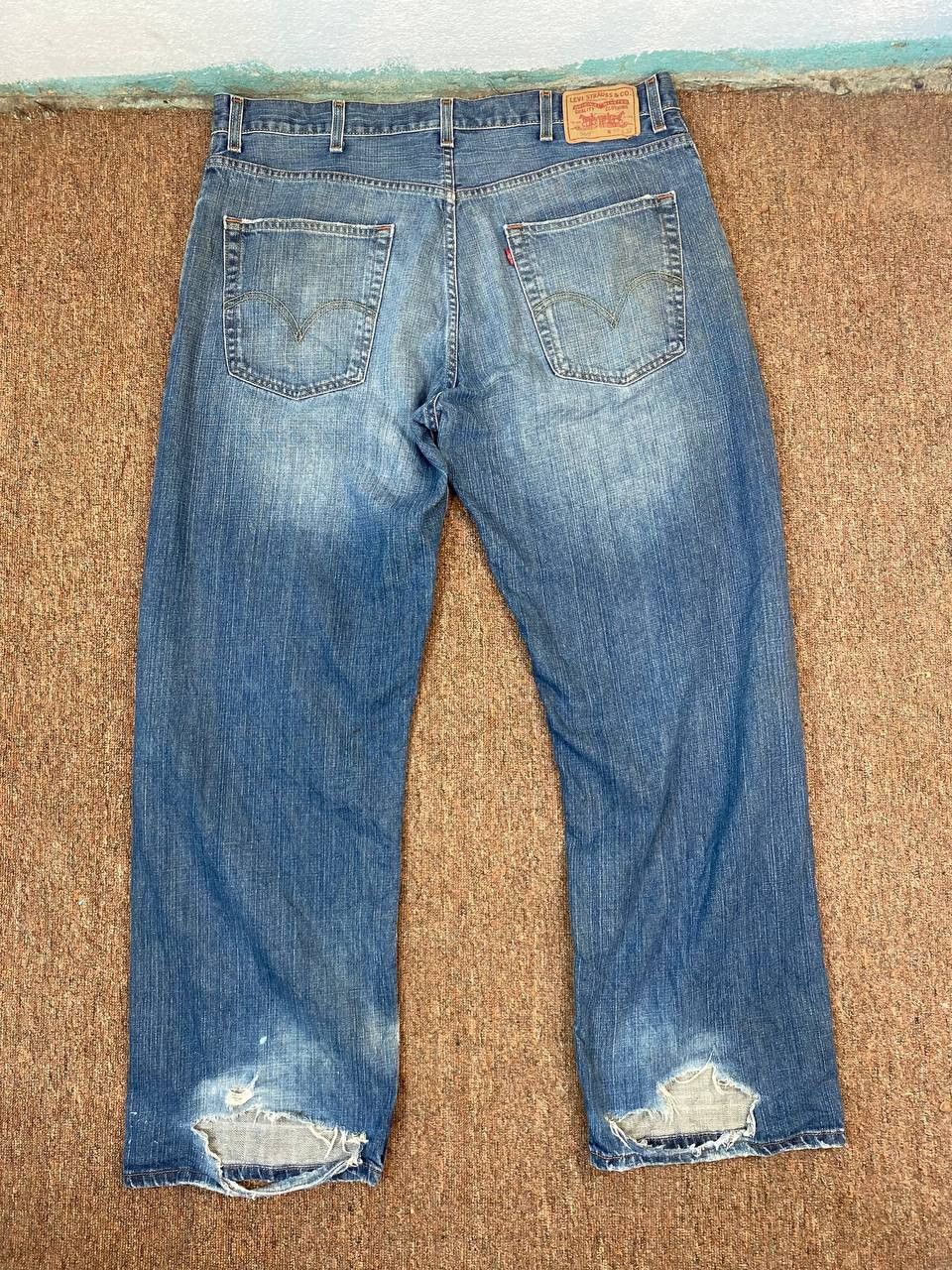 Levi's vintage levis 569 loose straight distressed Size US 40 / EU 56 - 1 Thumbnail