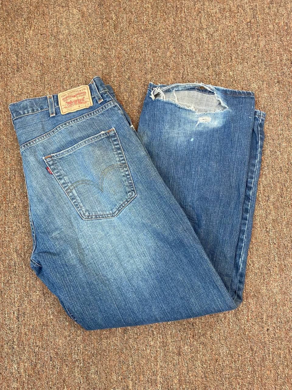 Levi's vintage levis 569 loose straight distressed Size US 40 / EU 56 - 2 Thumbnail