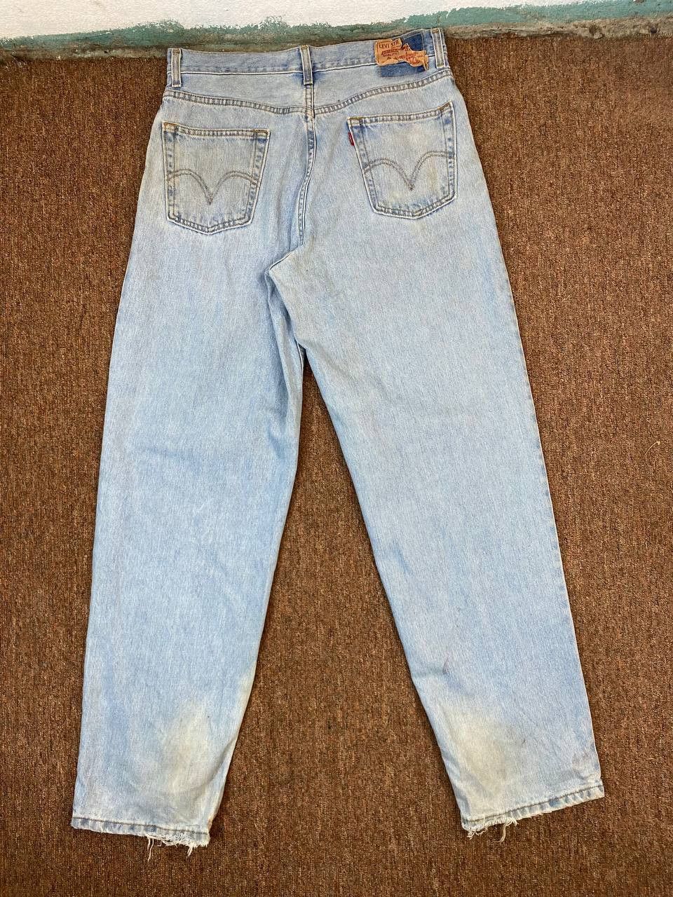 vintage levis 560 comfort fit lightwash denim