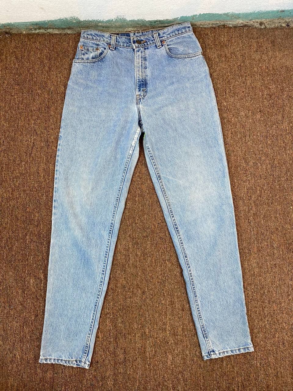 Levi's vintage levis 550 relaxed fit distressed rework denim Size US 31 - 2 Thumbnail