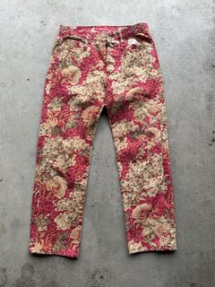 Supreme Floral Pants | Grailed