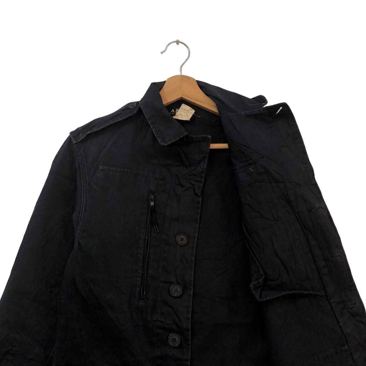 Designer VINTAGE HIKORY CHORE JACKET APC ISSEY MIYAKE STYLE Size US S / EU 44-46 / 1 - 8 Thumbnail
