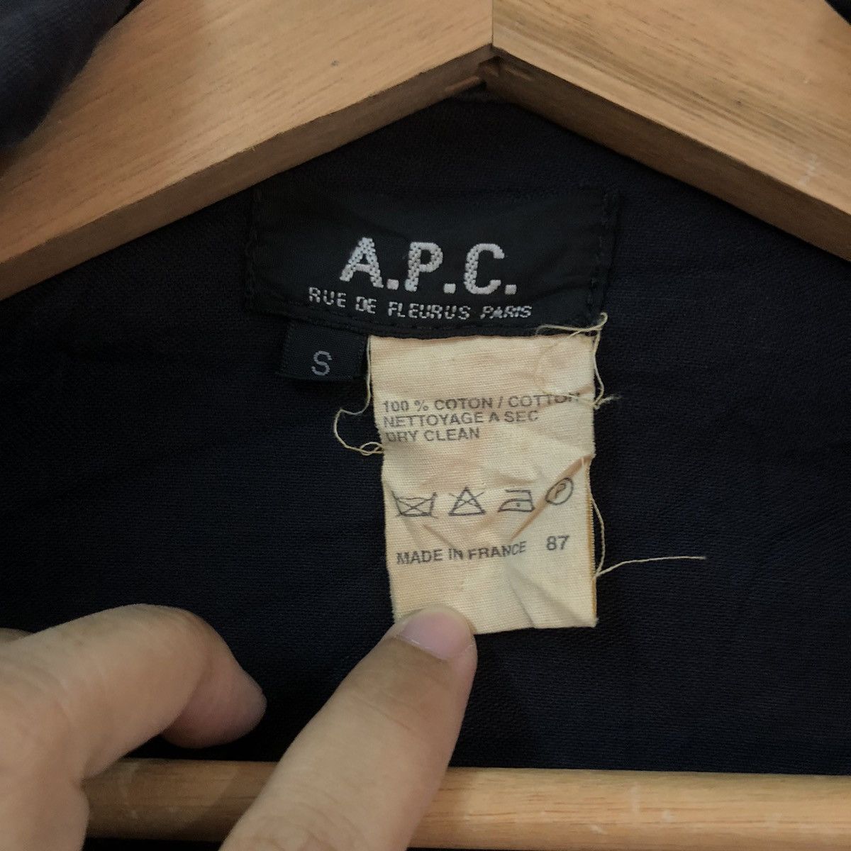 Designer VINTAGE HIKORY CHORE JACKET APC ISSEY MIYAKE STYLE Size US S / EU 44-46 / 1 - 10 Thumbnail