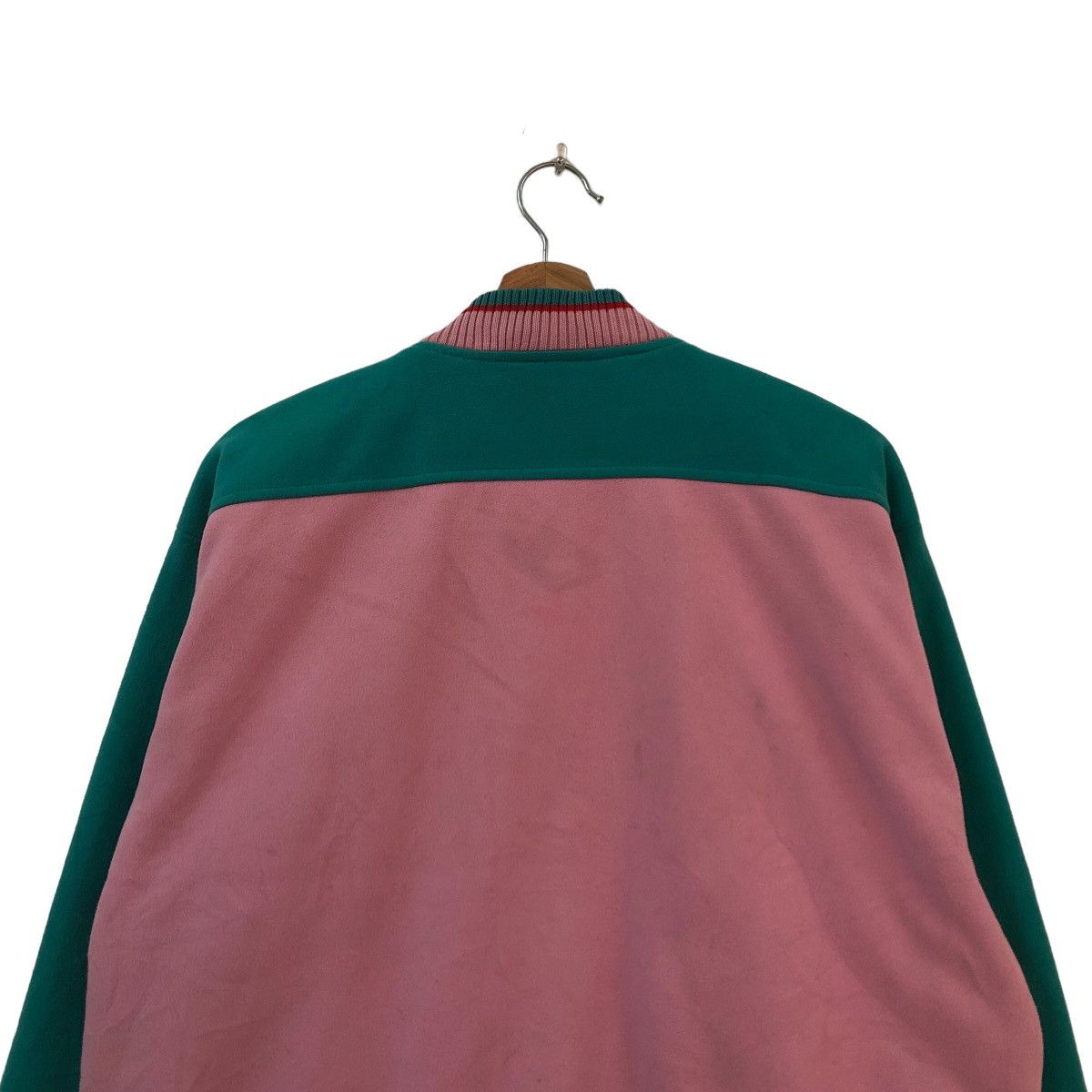 Japanese Brand VINTAGE WOOL VARSITY JACKET RARE COLOUR RAFF SIMONS DESIGN Size US M / EU 48-50 / 2 - 6 Thumbnail