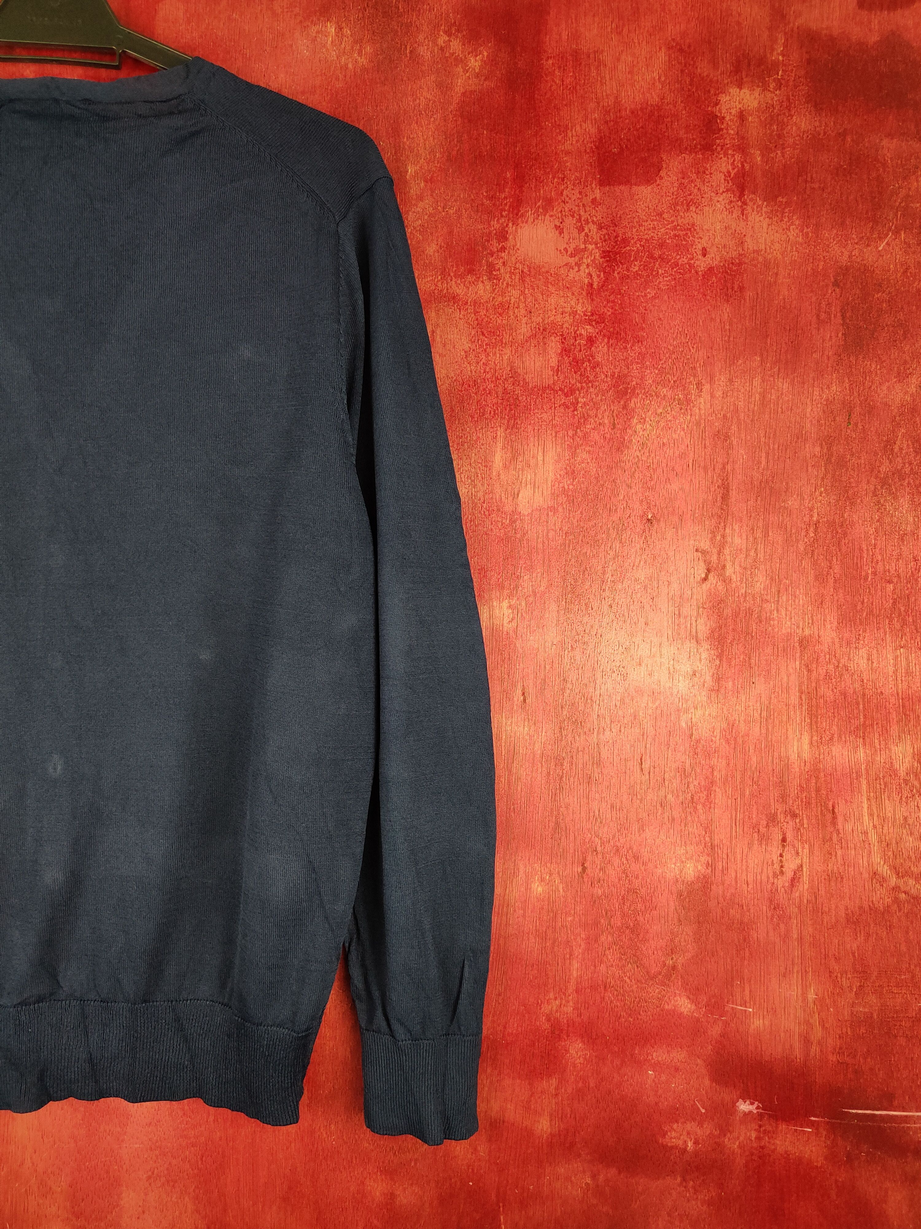 Japanese Brand Givors Navy vintage knitwear Cardigan #S867 Size L / US 10 / IT 46 - 11 Thumbnail