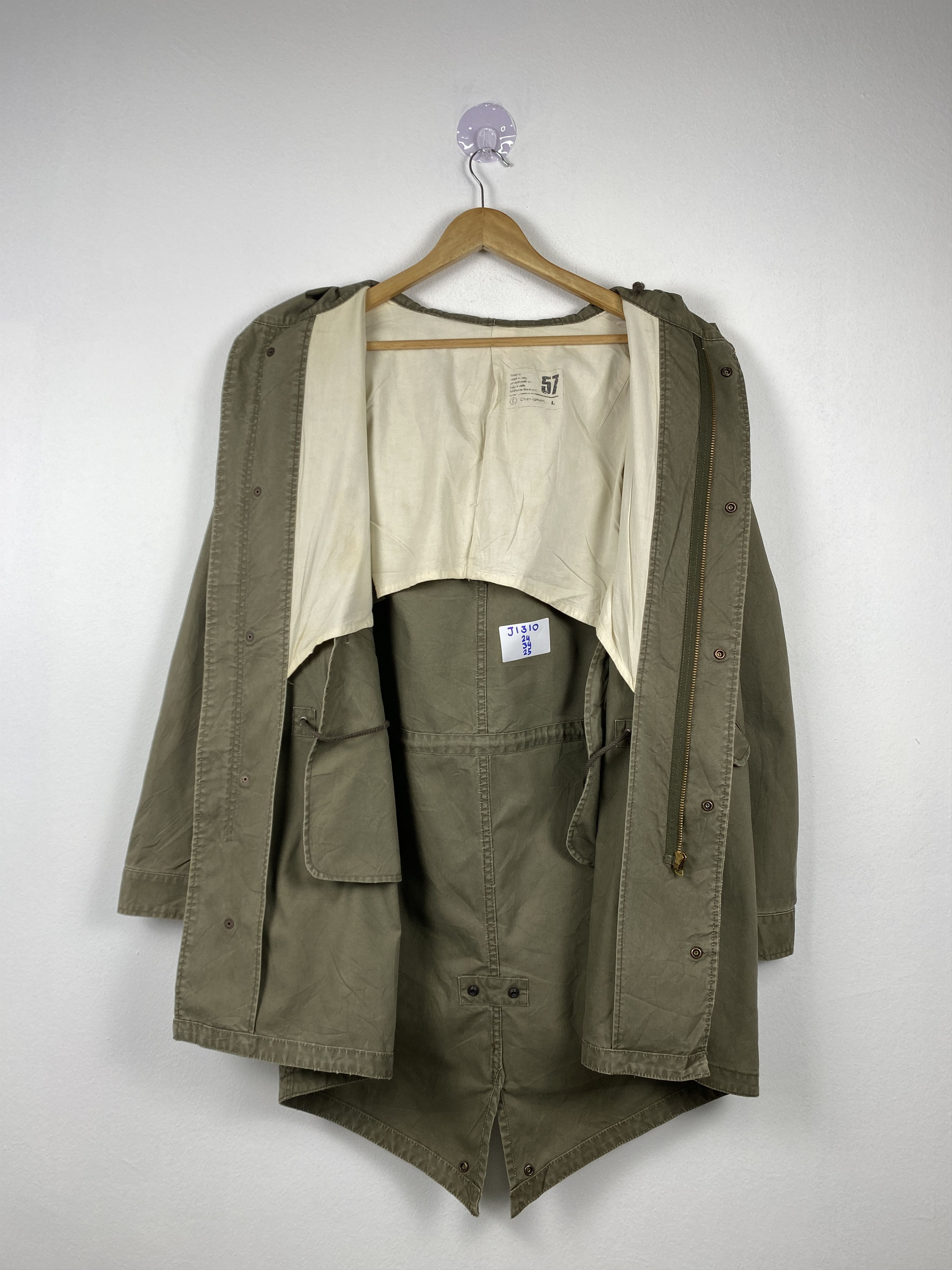 Chevignon Vintage Chevignon Hoodie Parkas With Fish Tail Jacket J1310 Size US M / EU 48-50 / 2 - 7 Thumbnail
