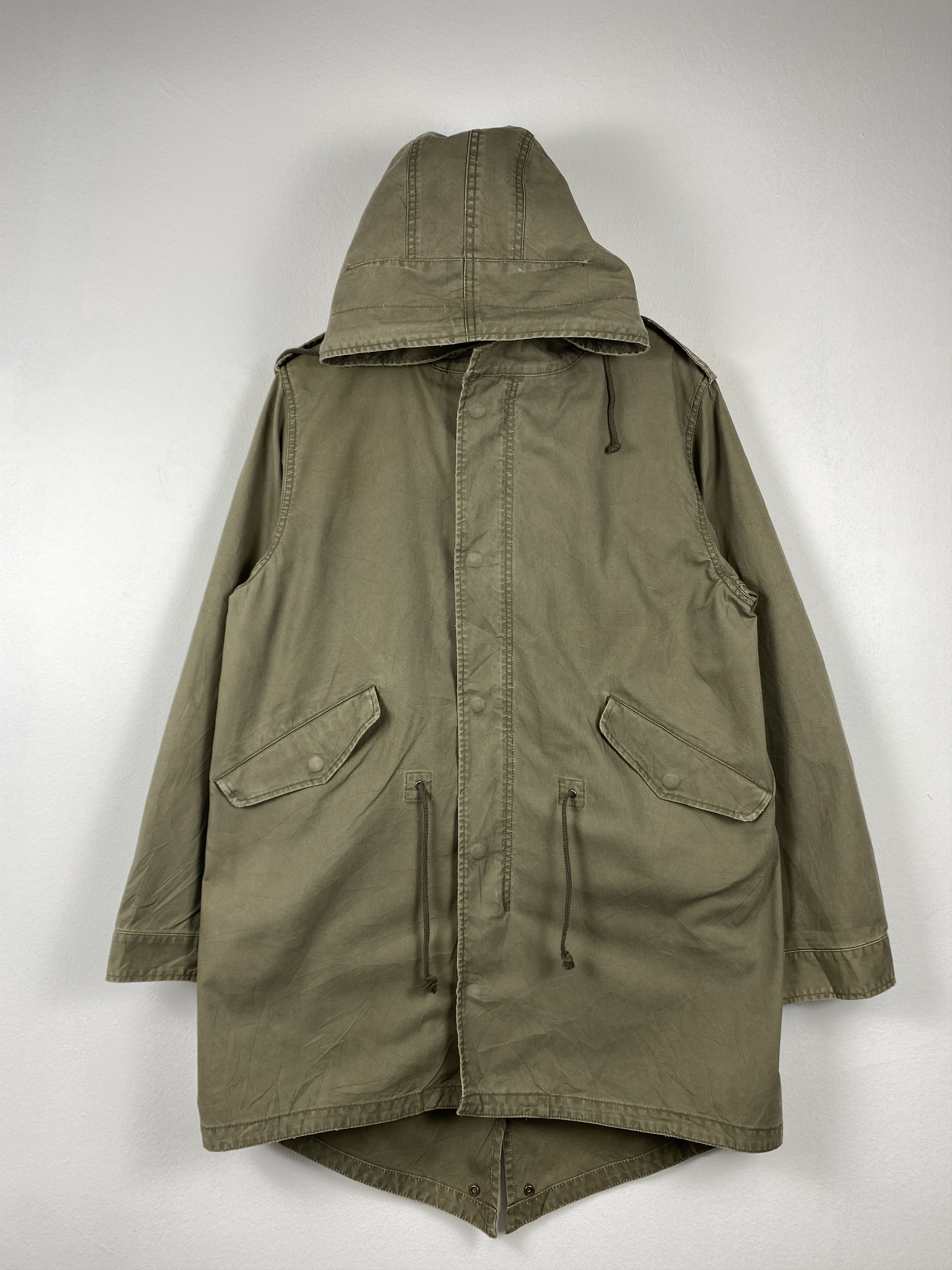 Chevignon Vintage Chevignon Hoodie Parkas With Fish Tail Jacket J1310 Size US M / EU 48-50 / 2 - 1 Thumbnail
