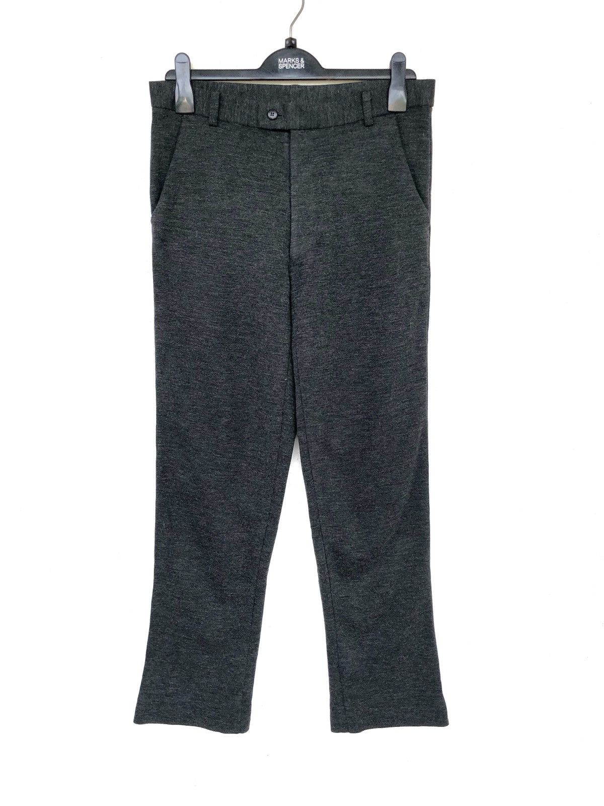 Gaultier Homme Objet OG Jean Paul Gaultier Acrylic Hair Wool Grey Pant Size US 31 - 2 Thumbnail
