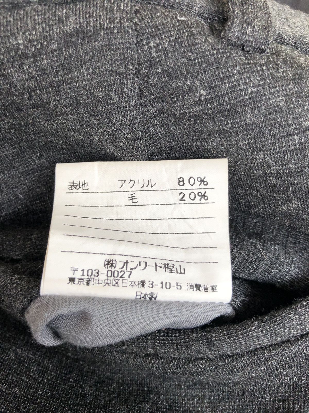 Gaultier Homme Objet OG Jean Paul Gaultier Acrylic Hair Wool Grey Pant Size US 31 - 8 Thumbnail