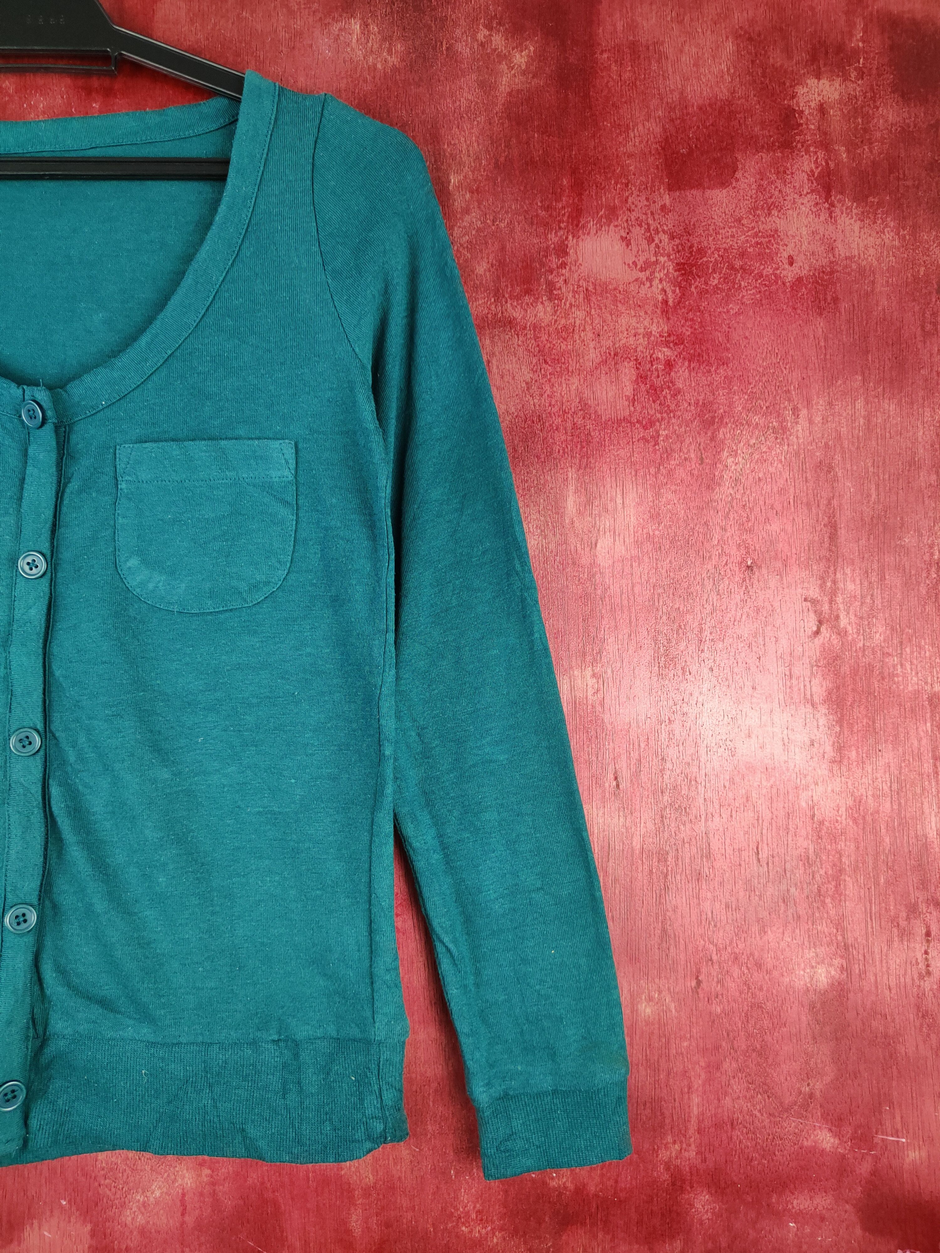 Japanese Brand Japan Green Cardigan knitwear #S865 Size M / US 6-8 / IT 42-44 - 5 Thumbnail