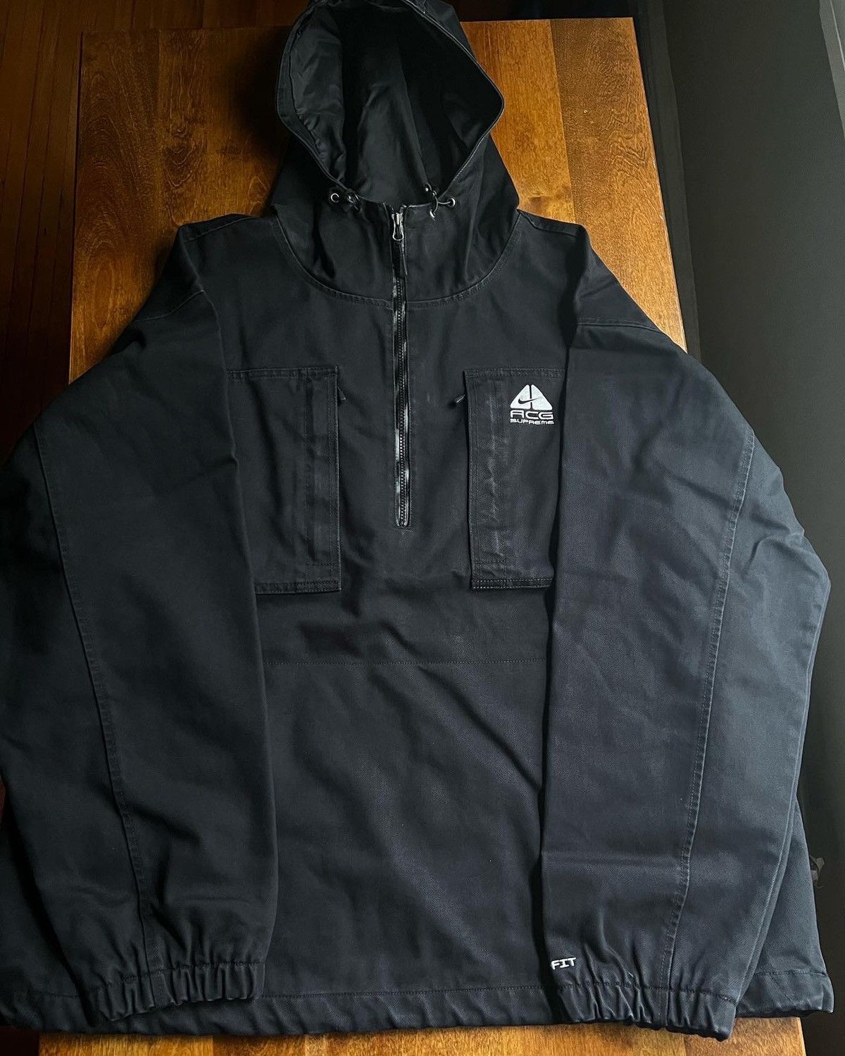 image of nike Acg Denim Pullover Black, Men's (Size XL)