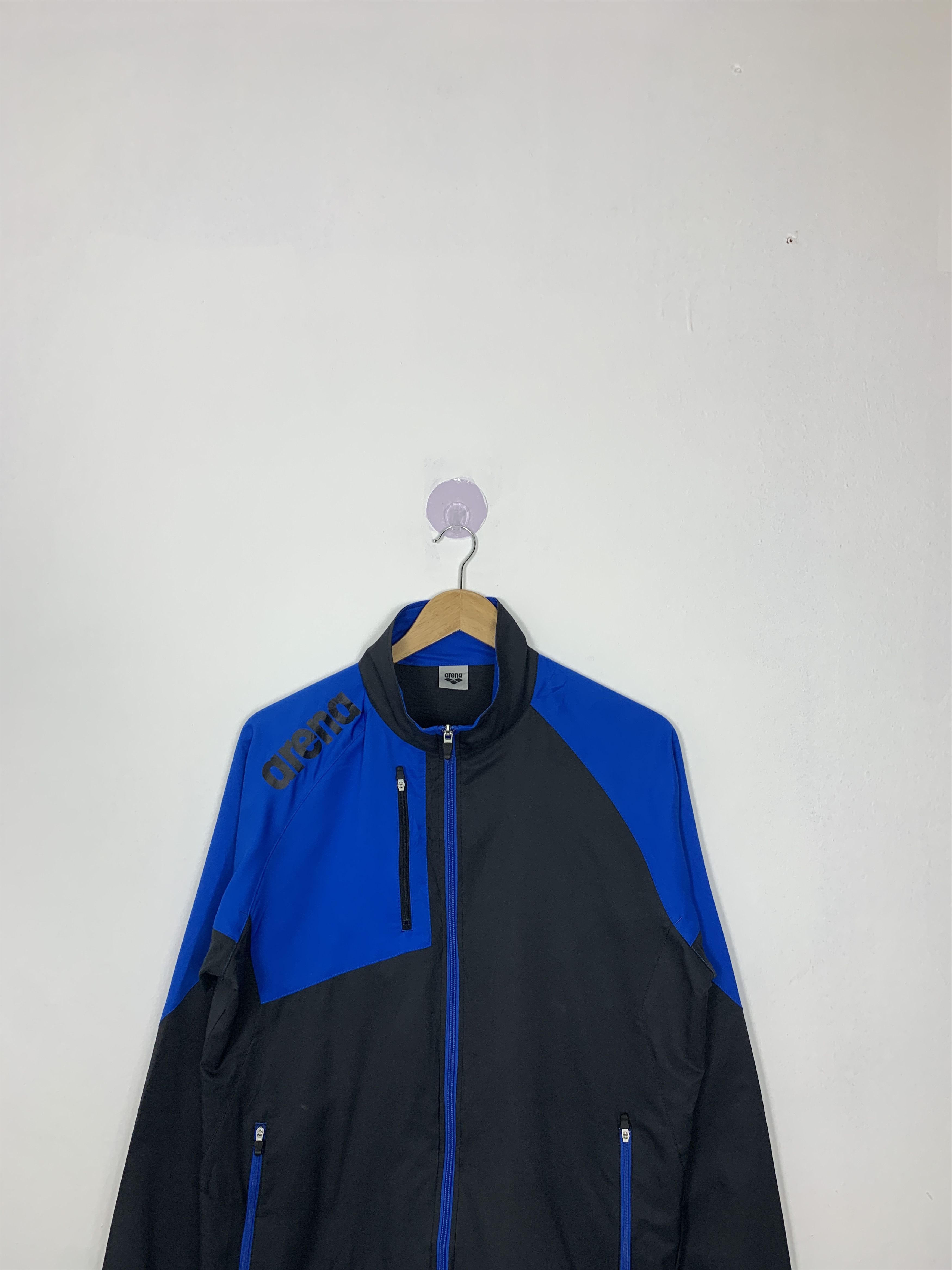 Japanese Brand Vintage ARENA Zip Up Windbreaker jacket Size US S / EU 44-46 / 1 - 2 Thumbnail