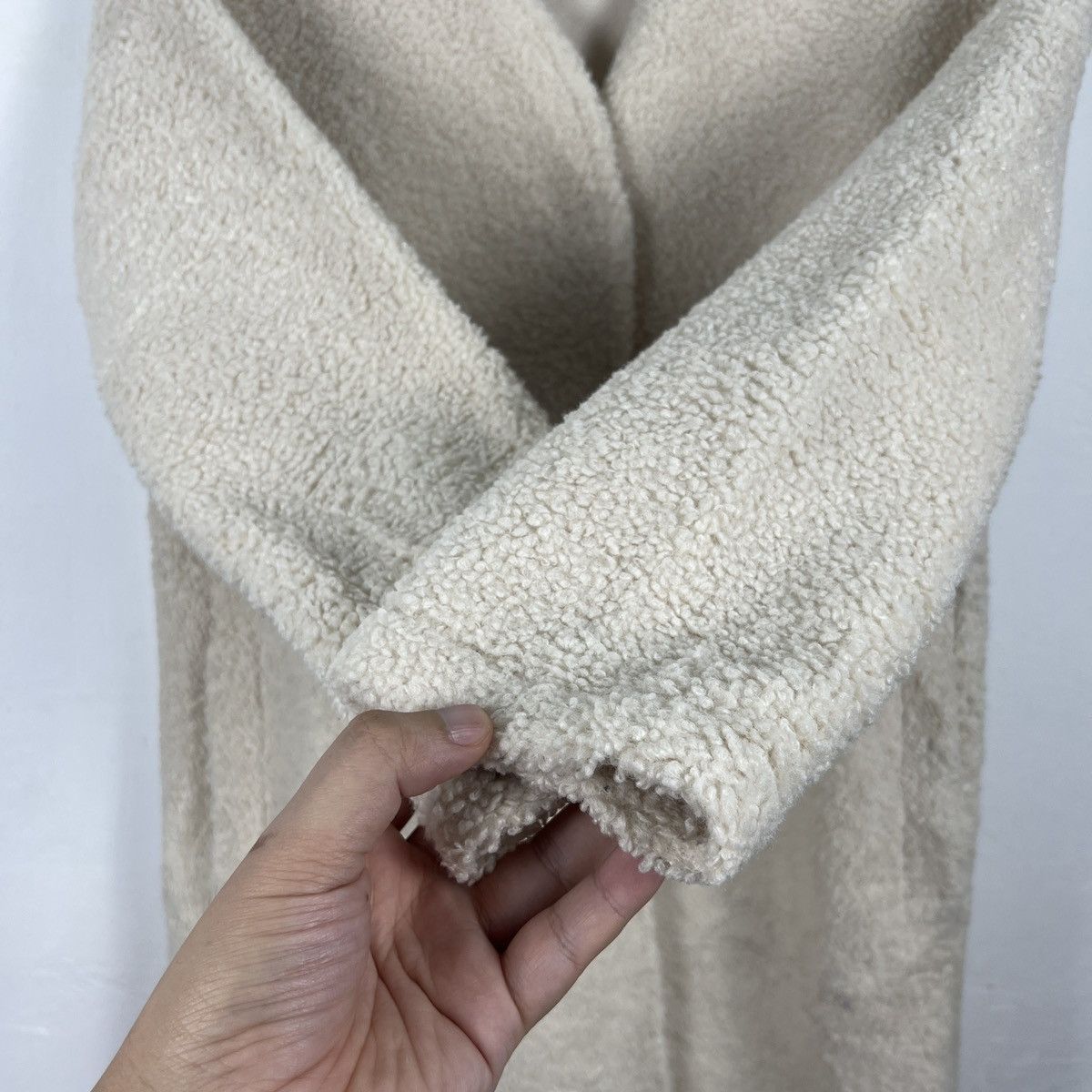 Uniqlo × Vintage Vintage Uniqlo Teddy Coat With Snap Button and Pocket Size S / US 4 / IT 40 - 3 Thumbnail