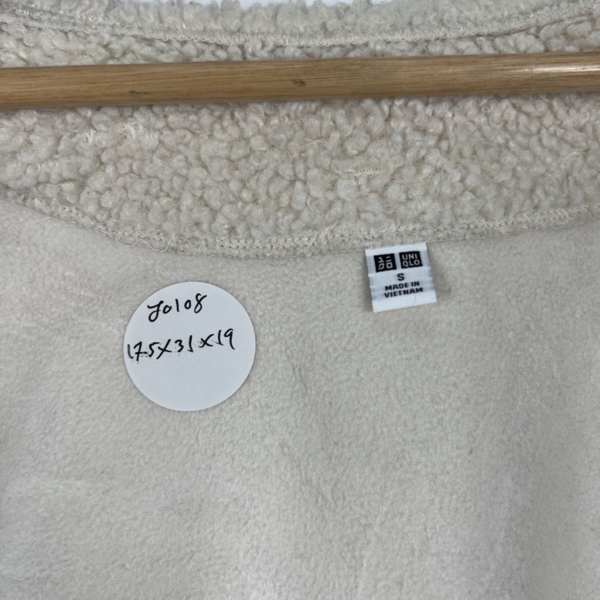 Uniqlo × Vintage Vintage Uniqlo Teddy Coat With Snap Button and Pocket Size S / US 4 / IT 40 - 6 Thumbnail