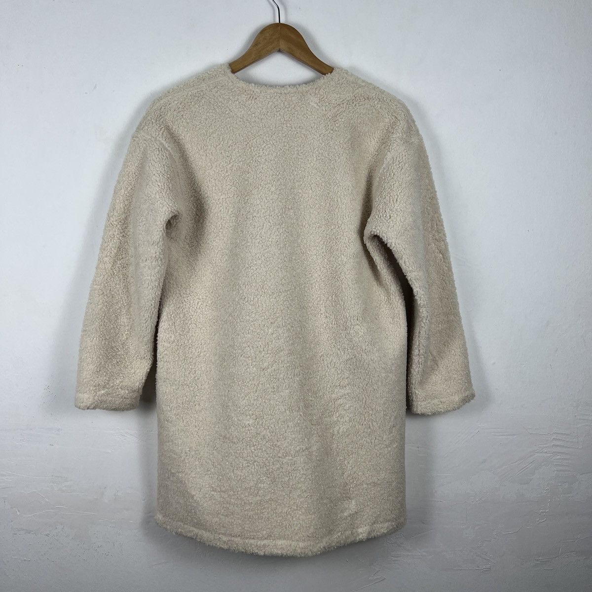 Uniqlo × Vintage Vintage Uniqlo Teddy Coat With Snap Button and Pocket Size S / US 4 / IT 40 - 4 Thumbnail