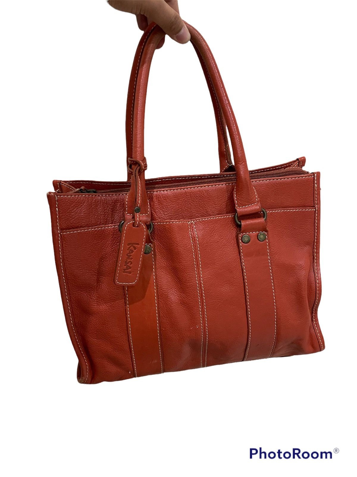 Kansai Yamamoto × Vintage Vintage Leather Hand bag / Tote Bag Kansai Yamamoto Size ONE SIZE - 1 Thumbnail