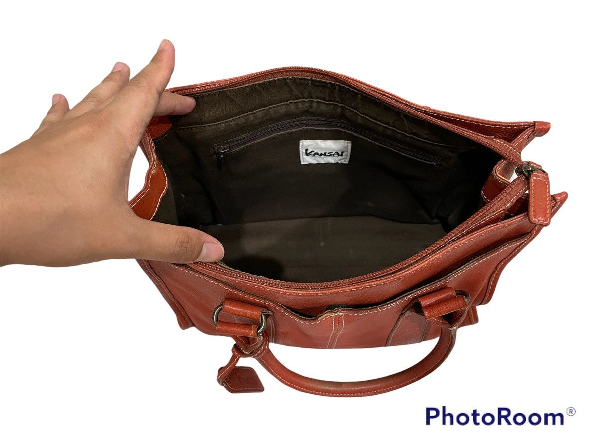 Kansai Yamamoto × Vintage Vintage Leather Hand bag / Tote Bag Kansai Yamamoto Size ONE SIZE - 8 Thumbnail